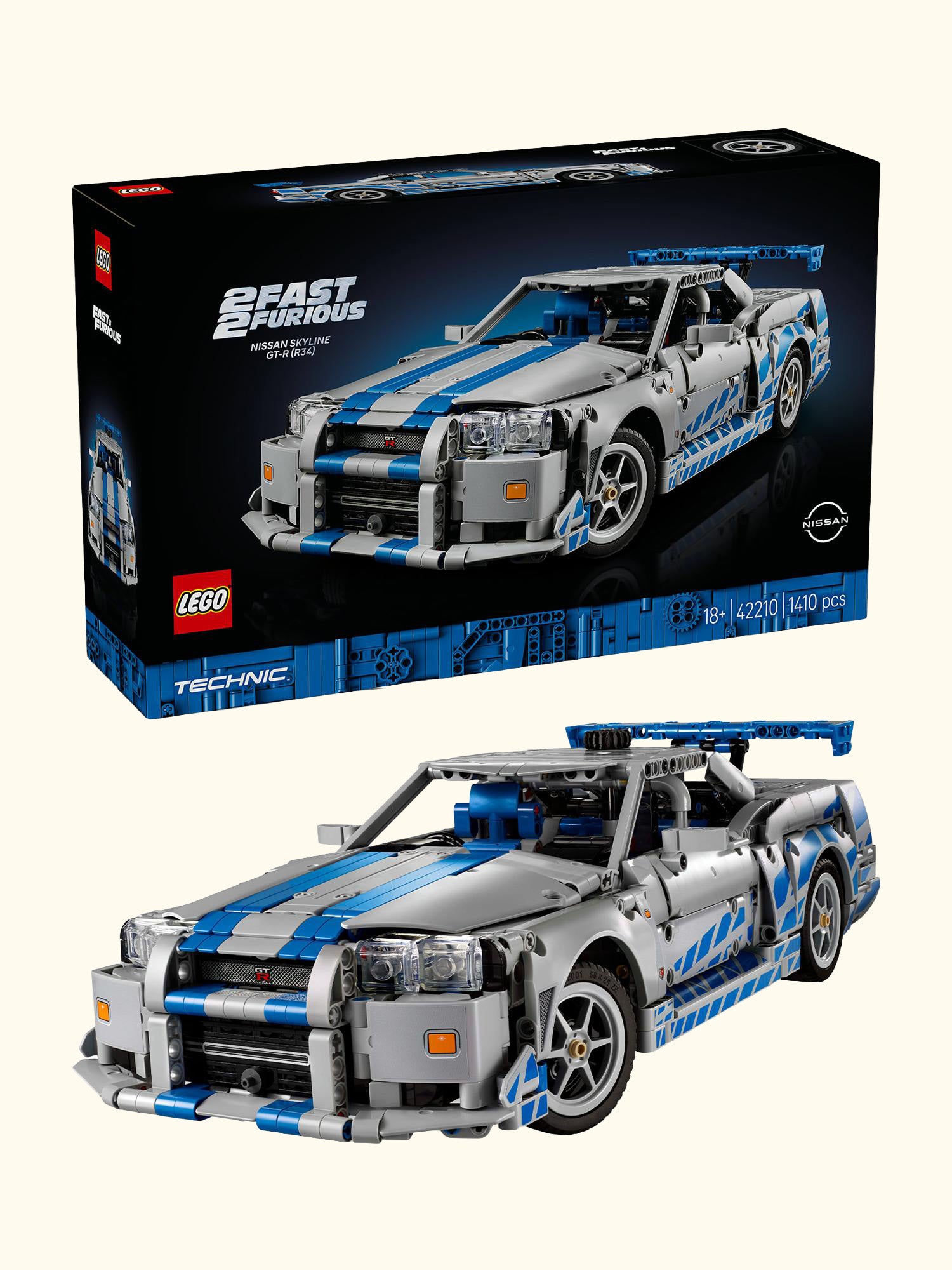 42210 Technic 2 Fast 2 Furious Nissan Skyline GT-R Car