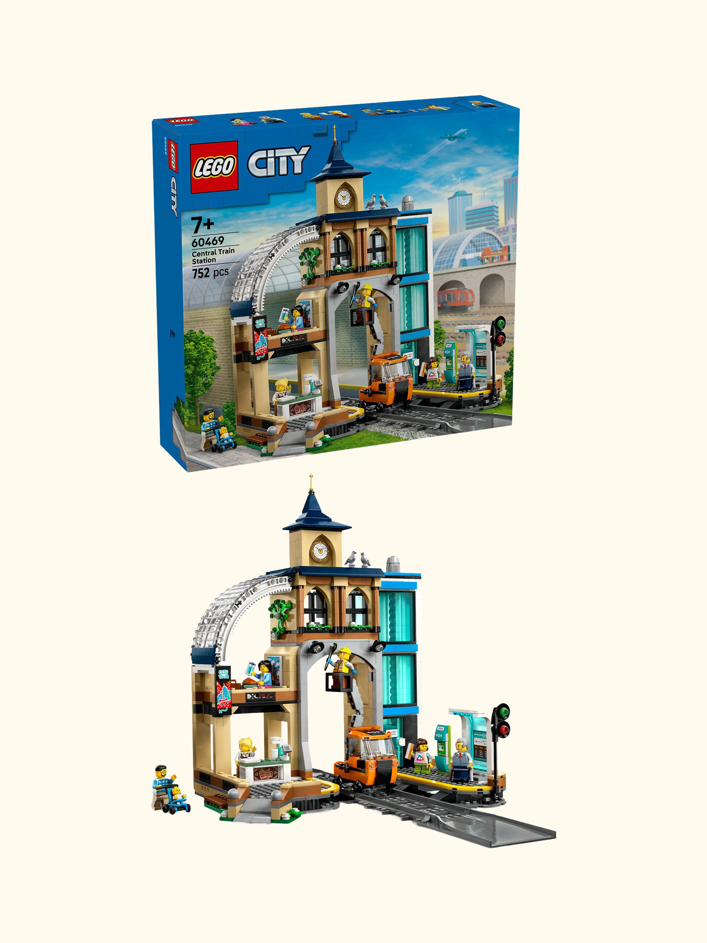 City 60469 Central Train Station Construction Toy Set