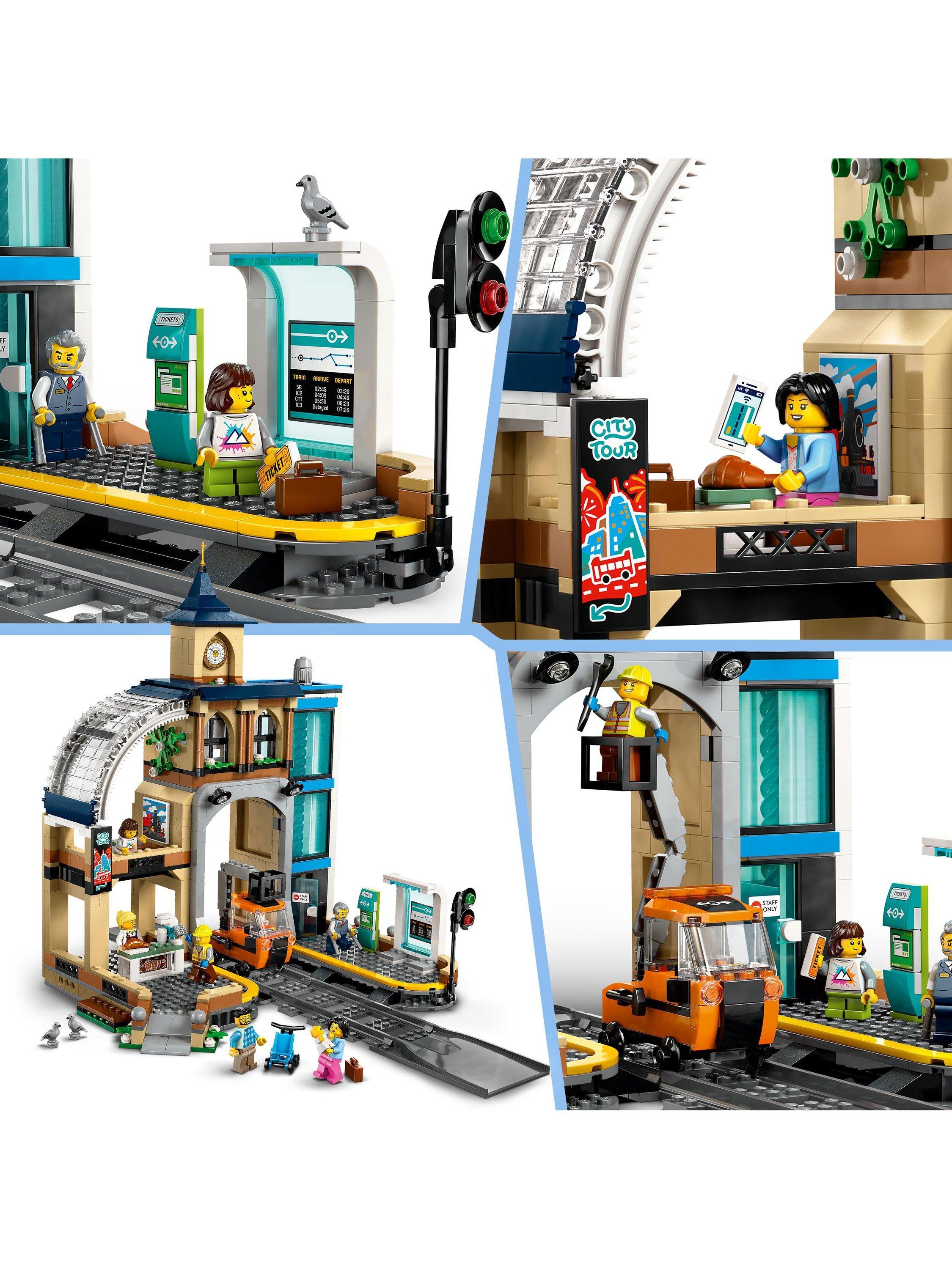 City 60469 Central Train Station Construction Toy Set