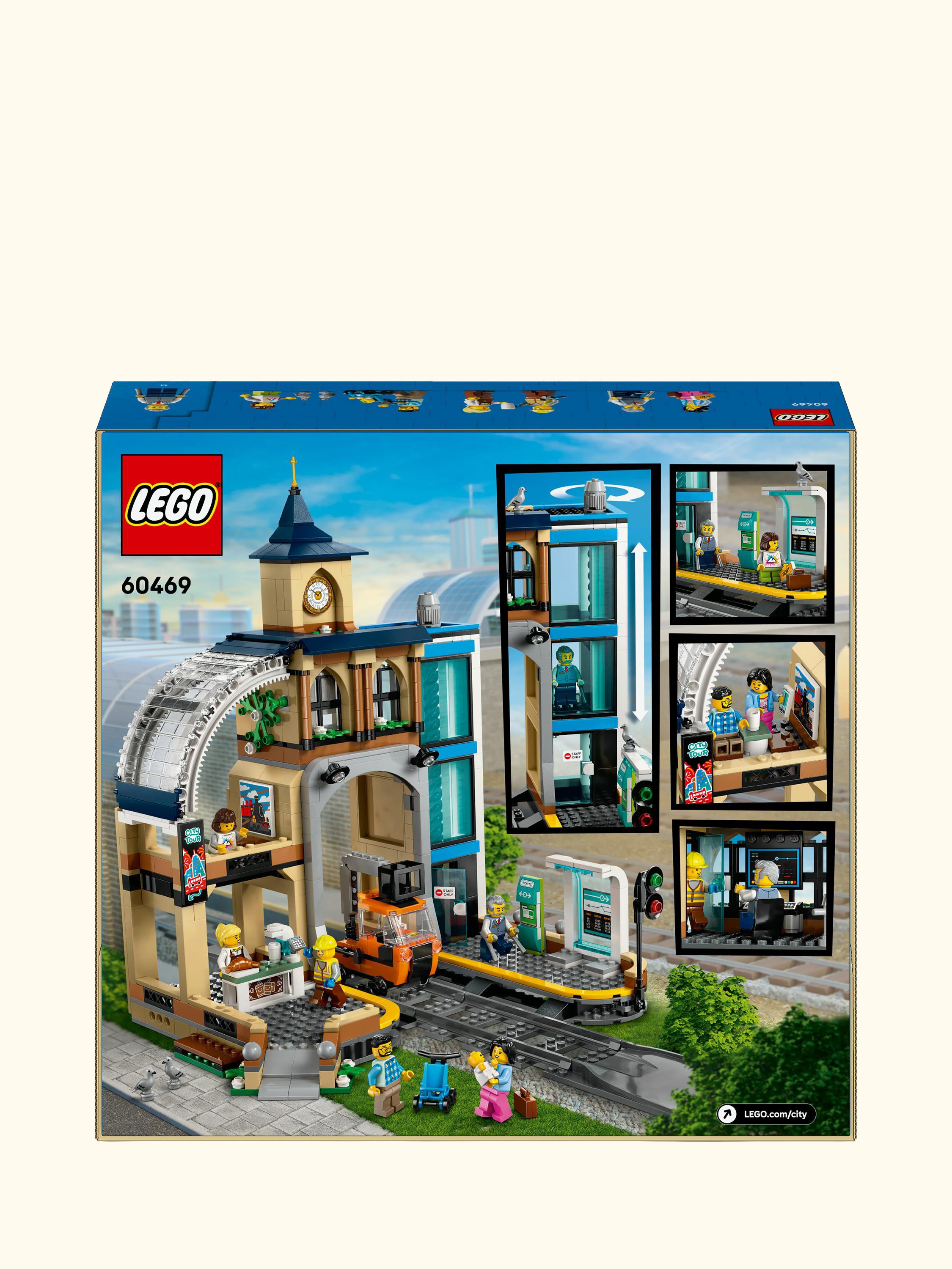 City 60469 Central Train Station Construction Toy Set