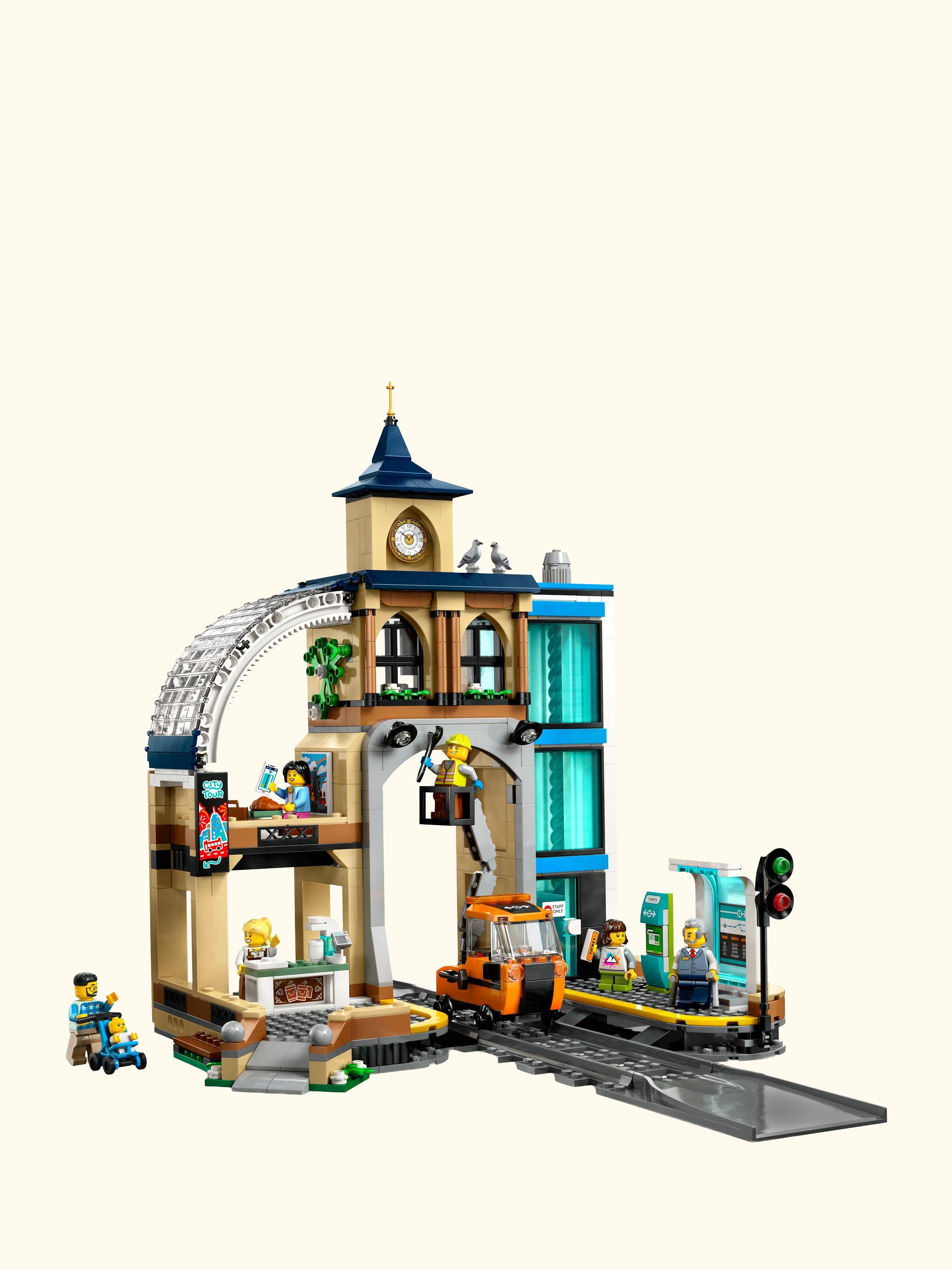 City 60469 Central Train Station Construction Toy Set