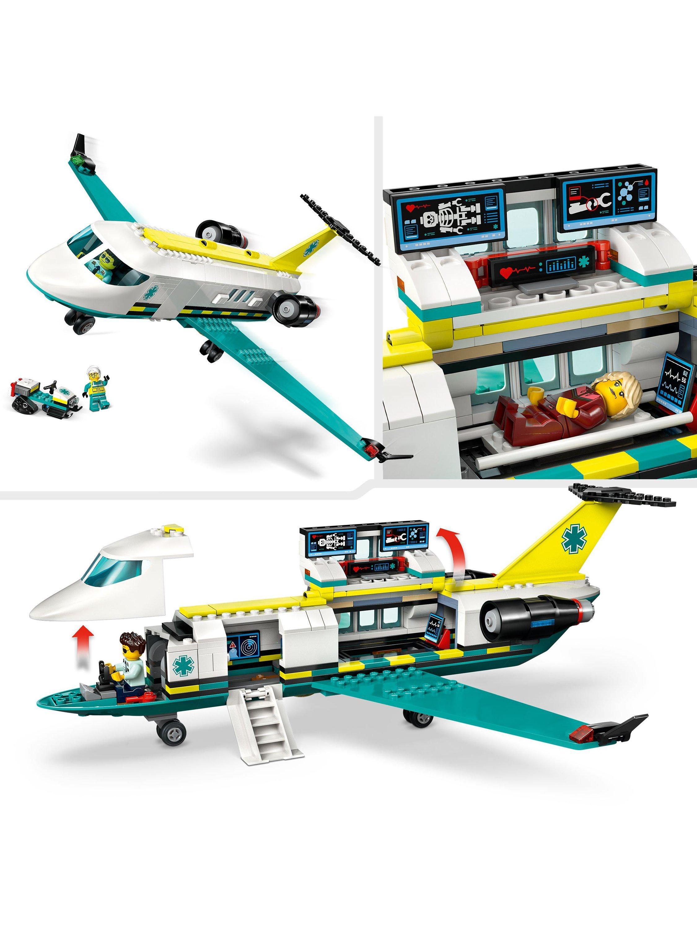 City 60465 Emergency Air Ambulance Airplane Toy