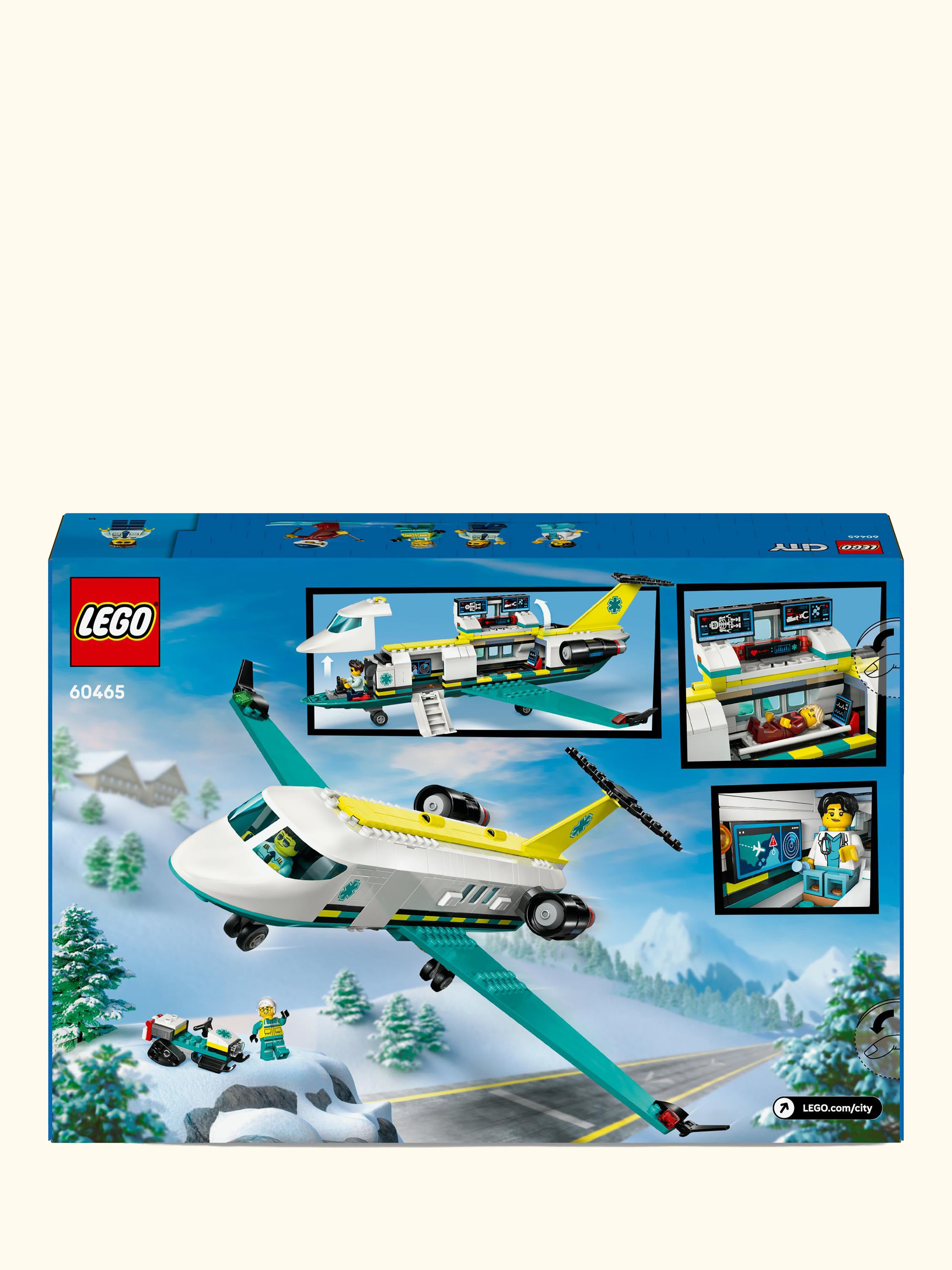 City 60465 Emergency Air Ambulance Airplane Toy
