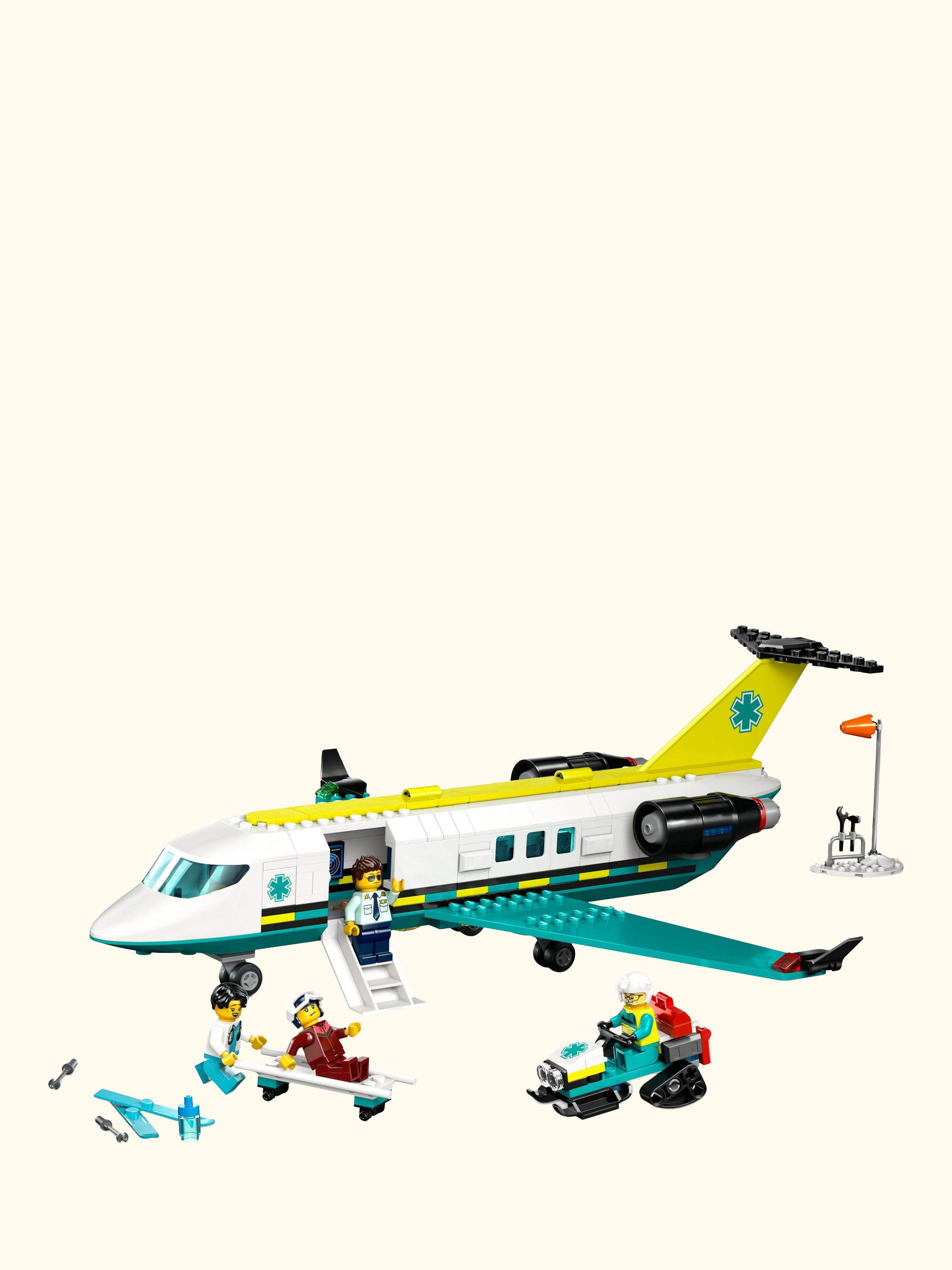 City 60465 Emergency Air Ambulance Airplane Toy