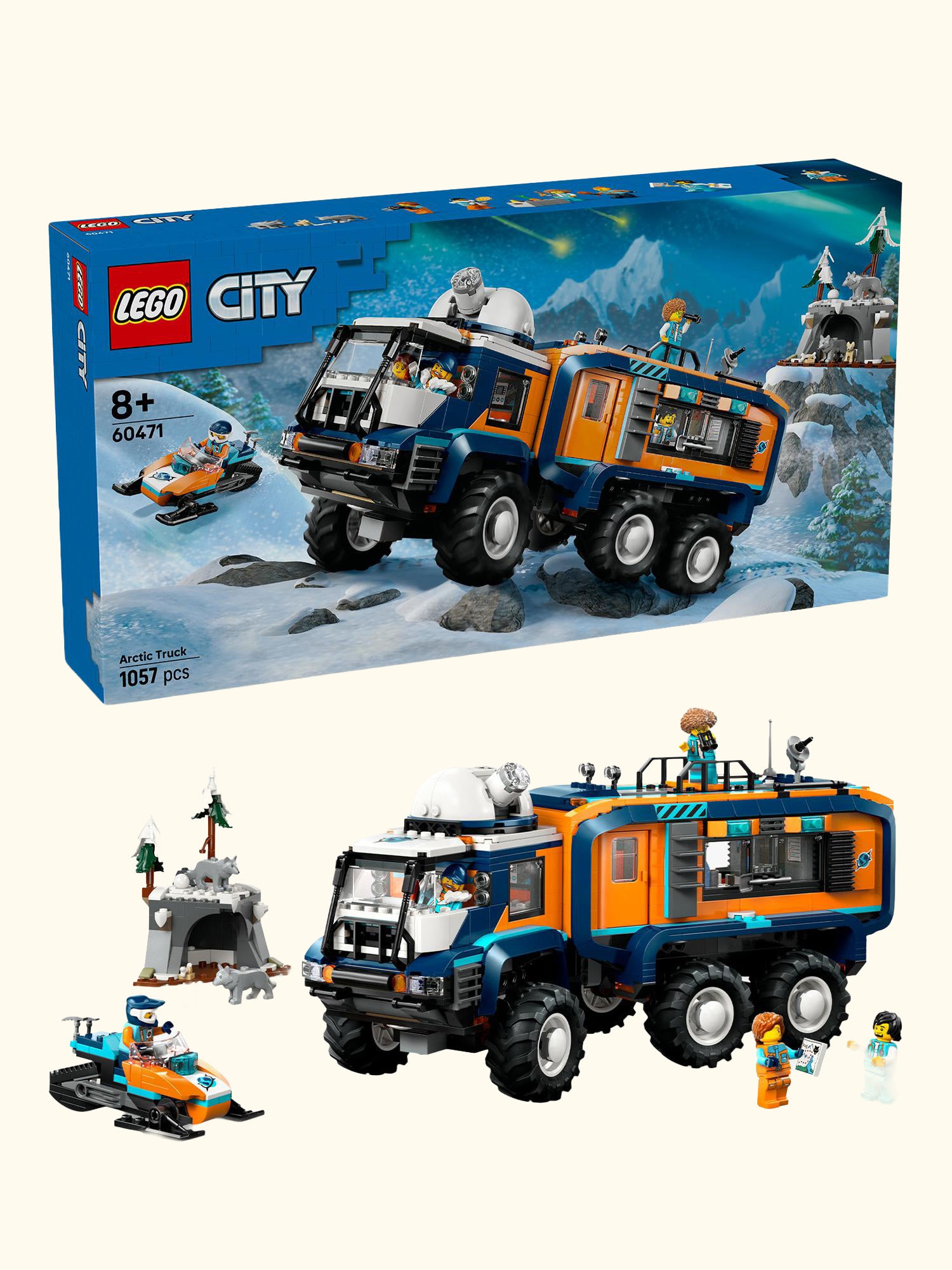 City 60471 Arctic Explorer Science Lab Truck