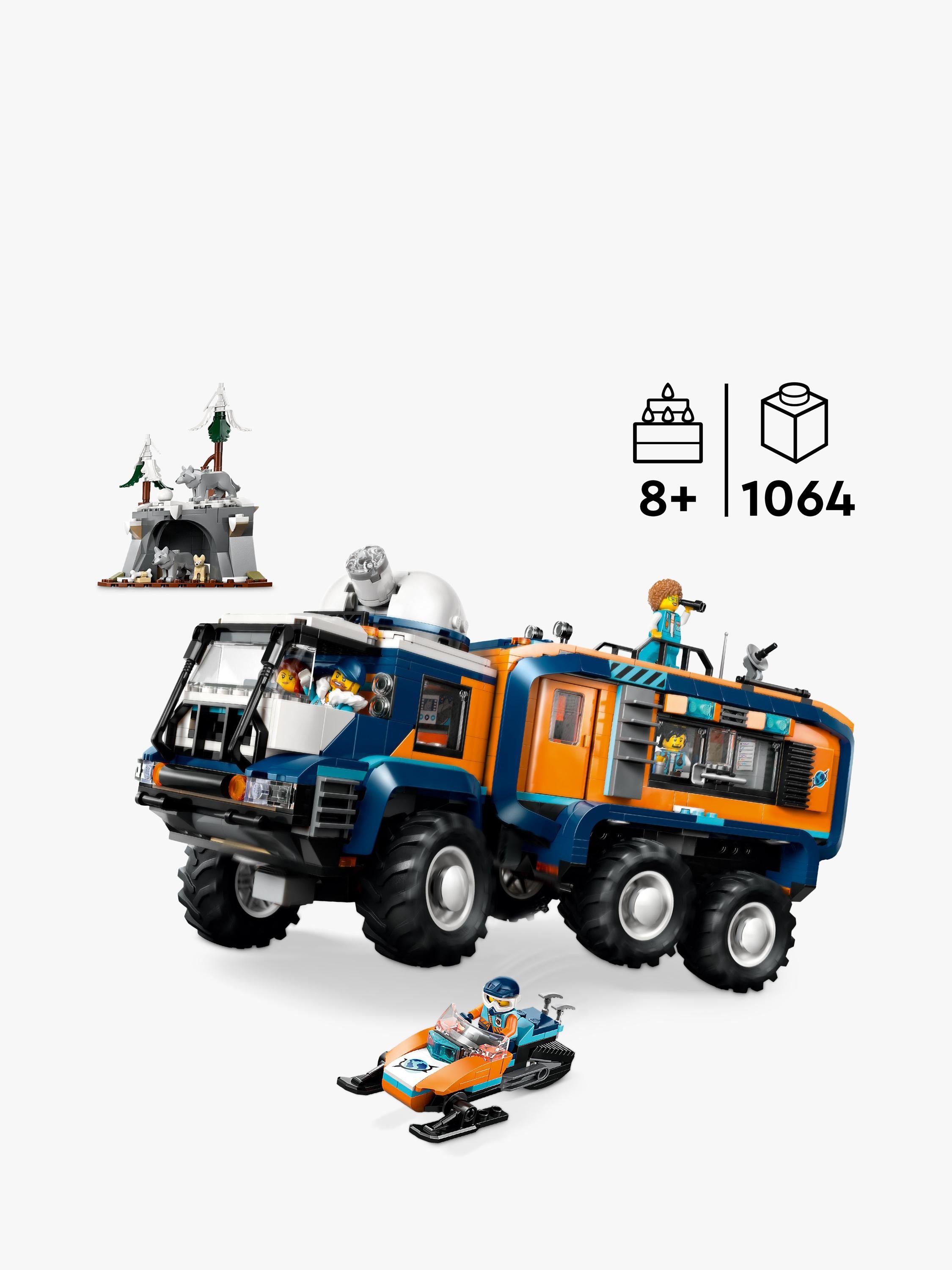 City 60471 Arctic Explorer Science Lab Truck