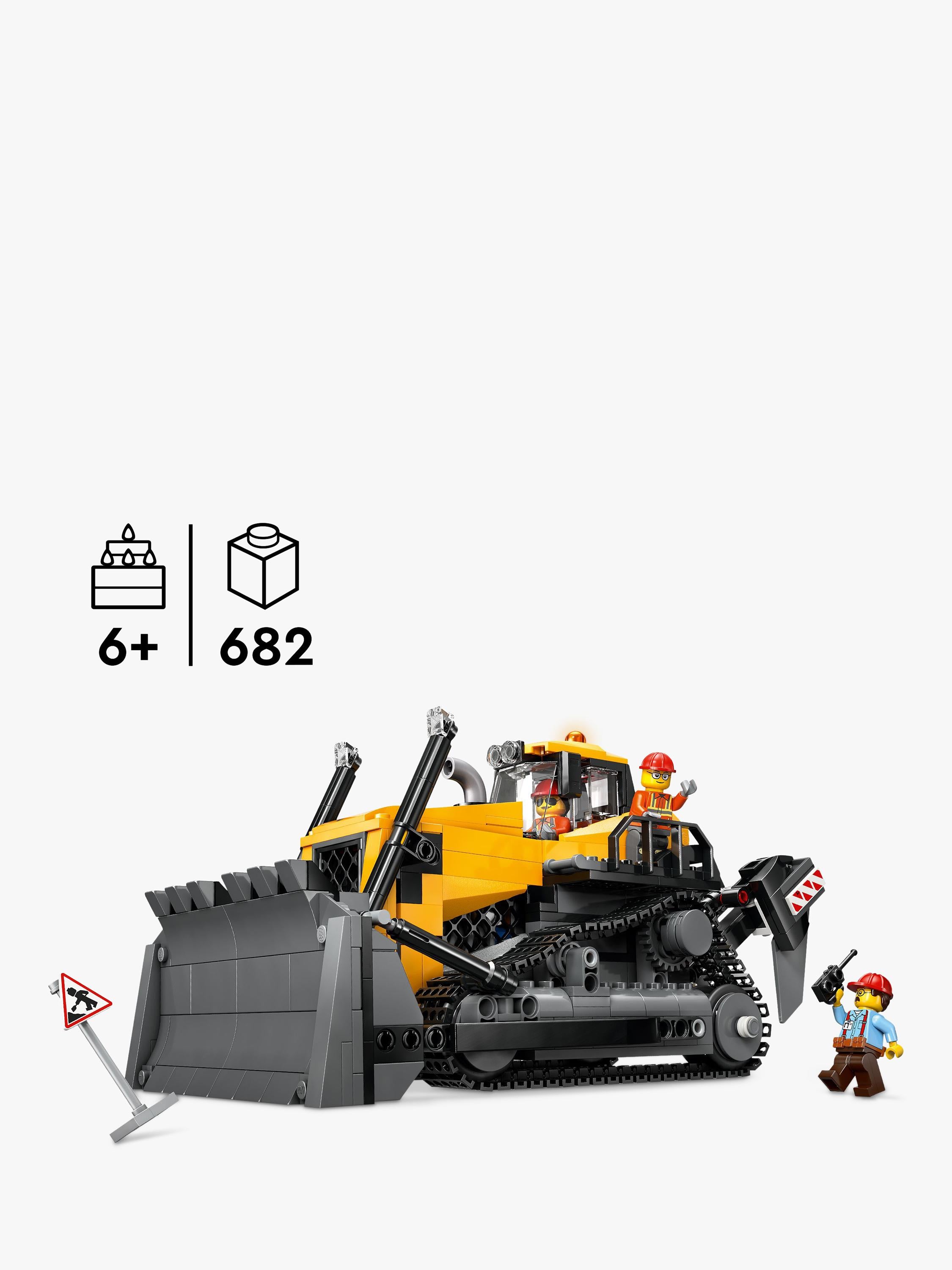City 60466 Yellow Bulldozer Construction Vehicle Toy