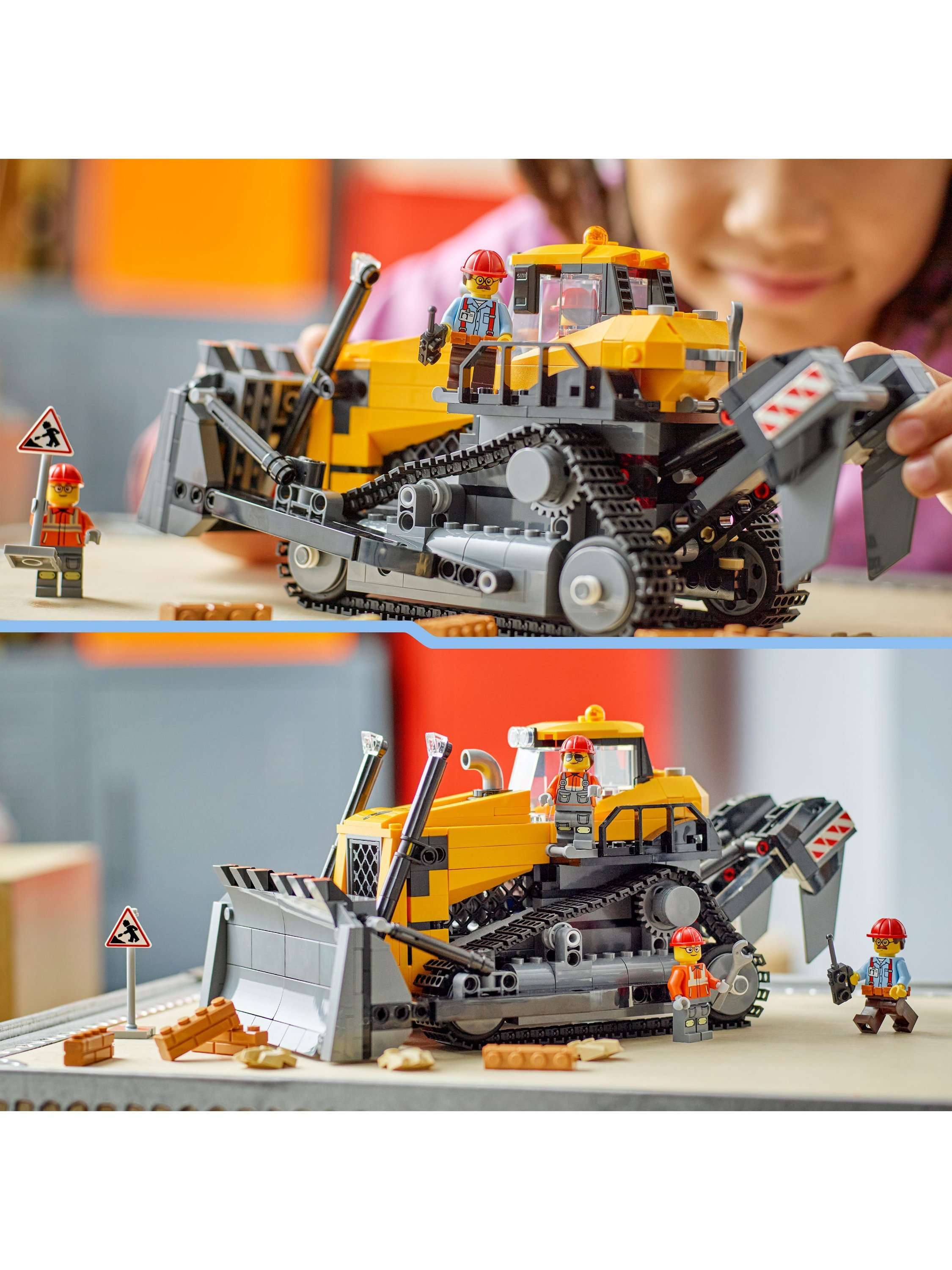 City 60466 Yellow Bulldozer Construction Vehicle Toy