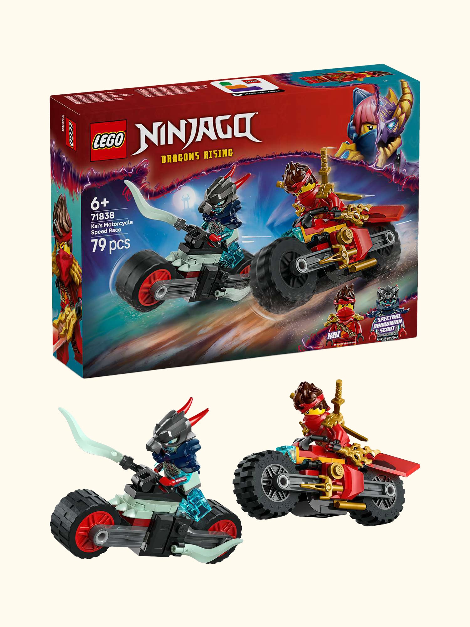 NINJAGO Kai's Motorcycle Speed Race, 71838