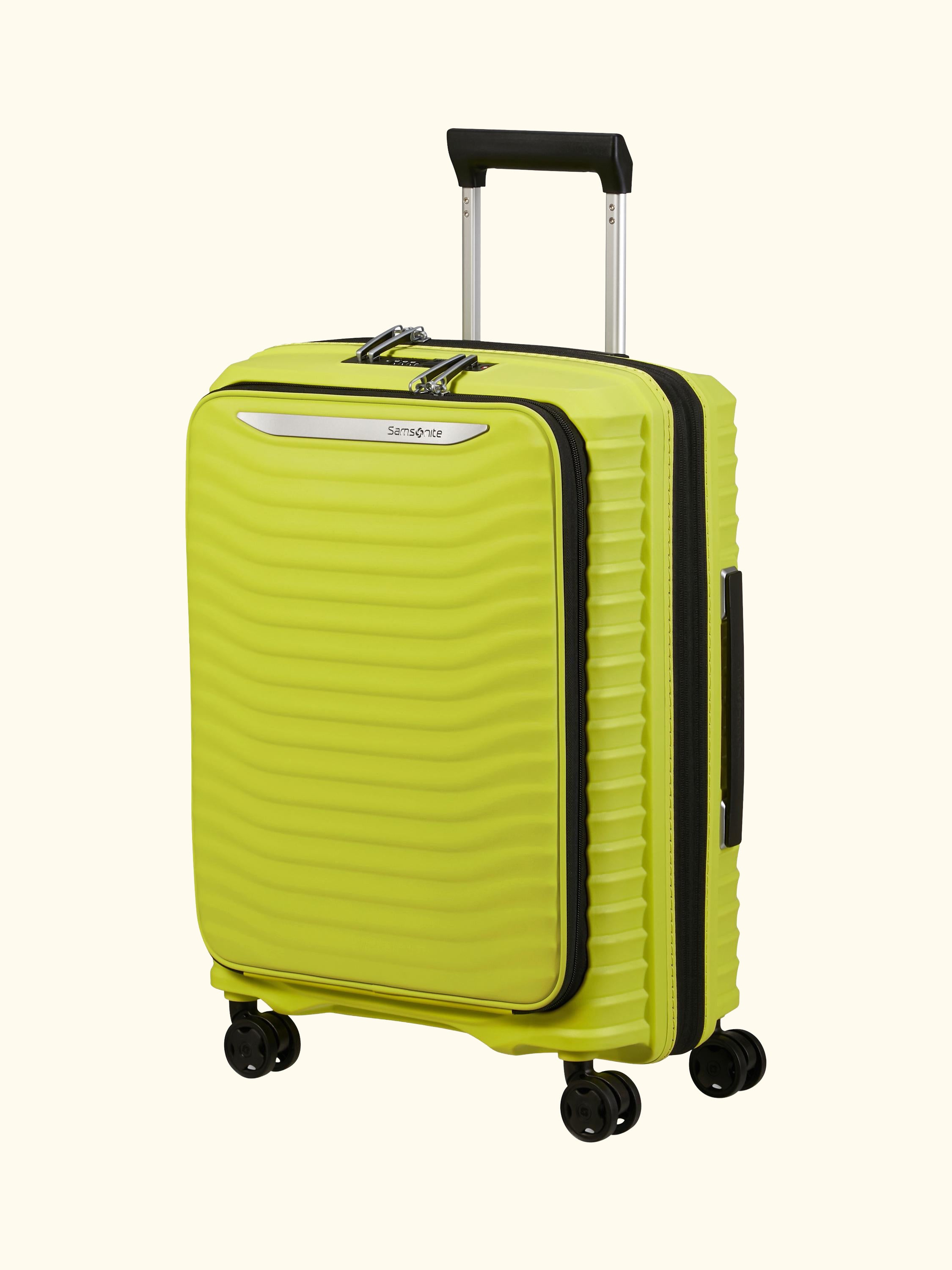Upscape 55cm, Easy Access Expandable 4-Wheel Cabin Case, 48L