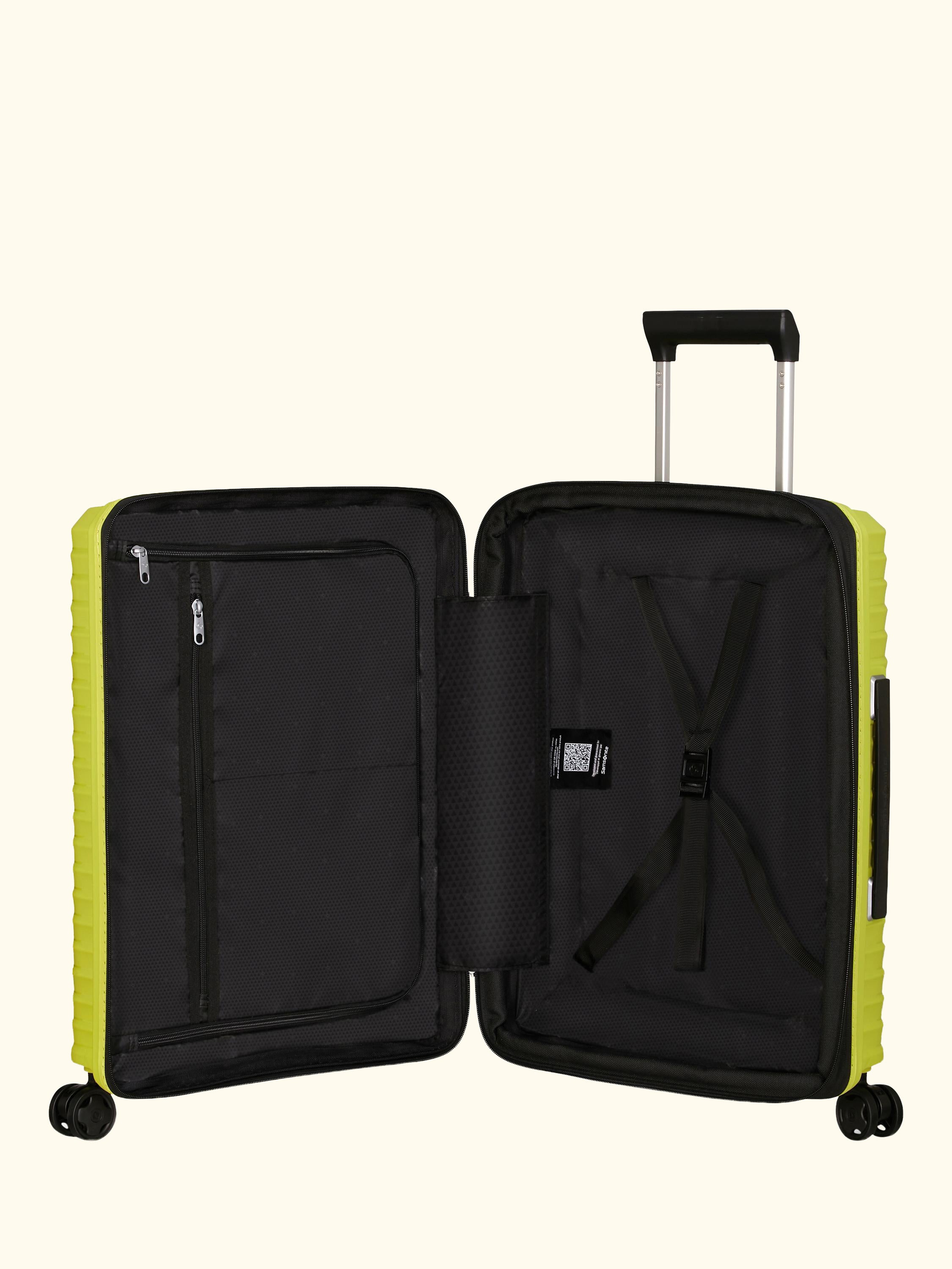 Upscape 55cm, Easy Access Expandable 4-Wheel Cabin Case, 48L