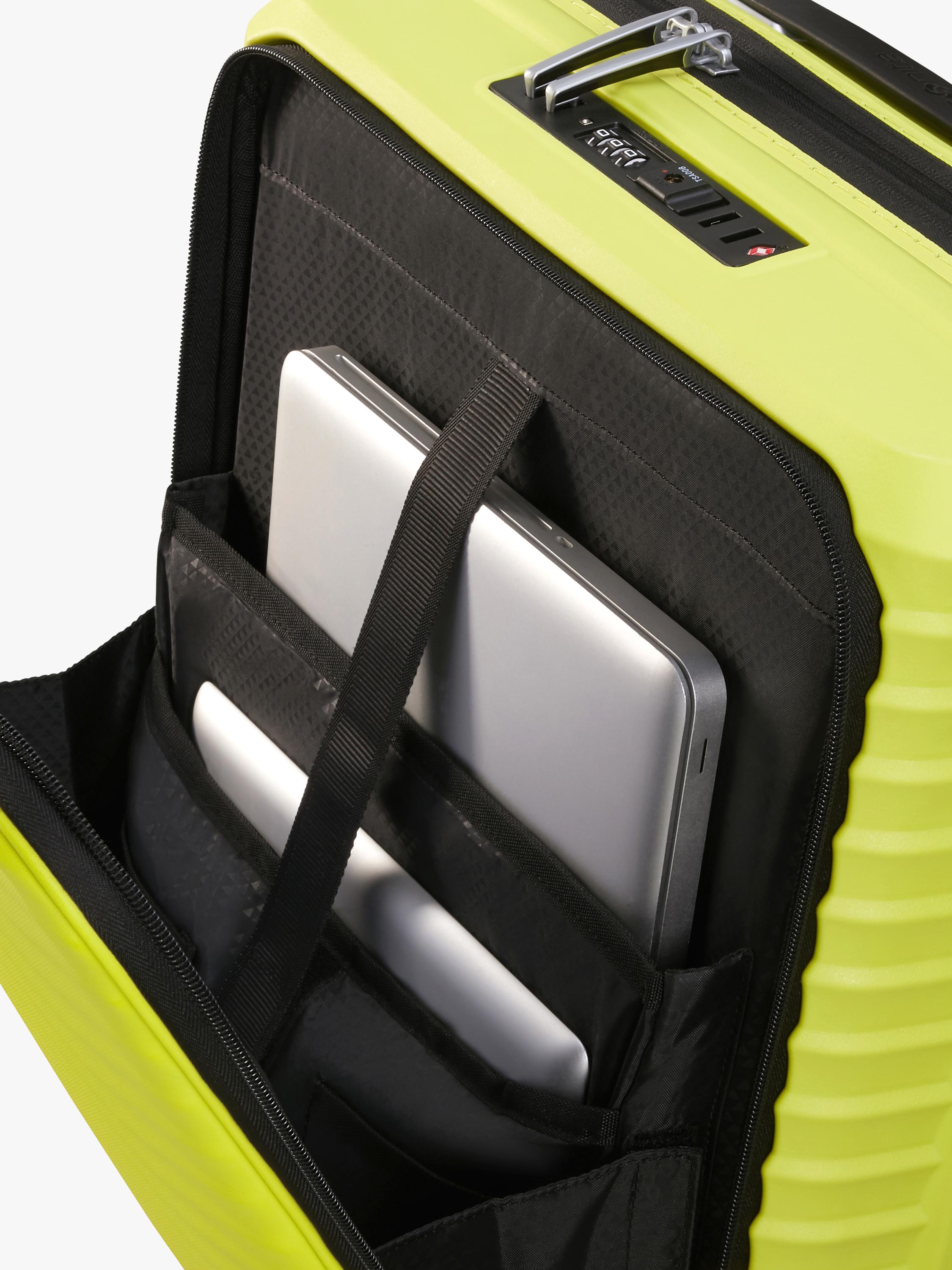 Upscape 55cm, Easy Access Expandable 4-Wheel Cabin Case, 48L