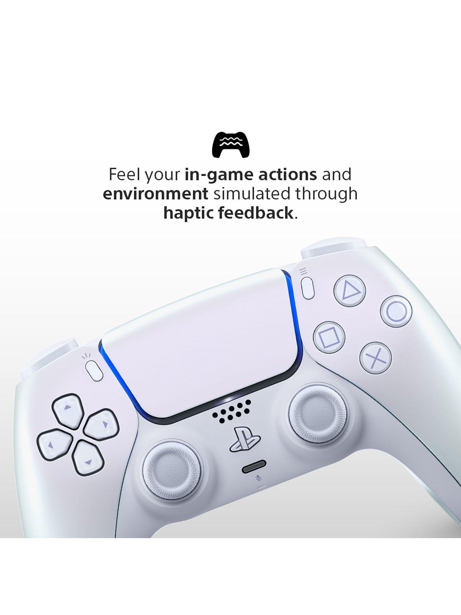 PlayStation 5 DualSense Wireless Controller, Pearl