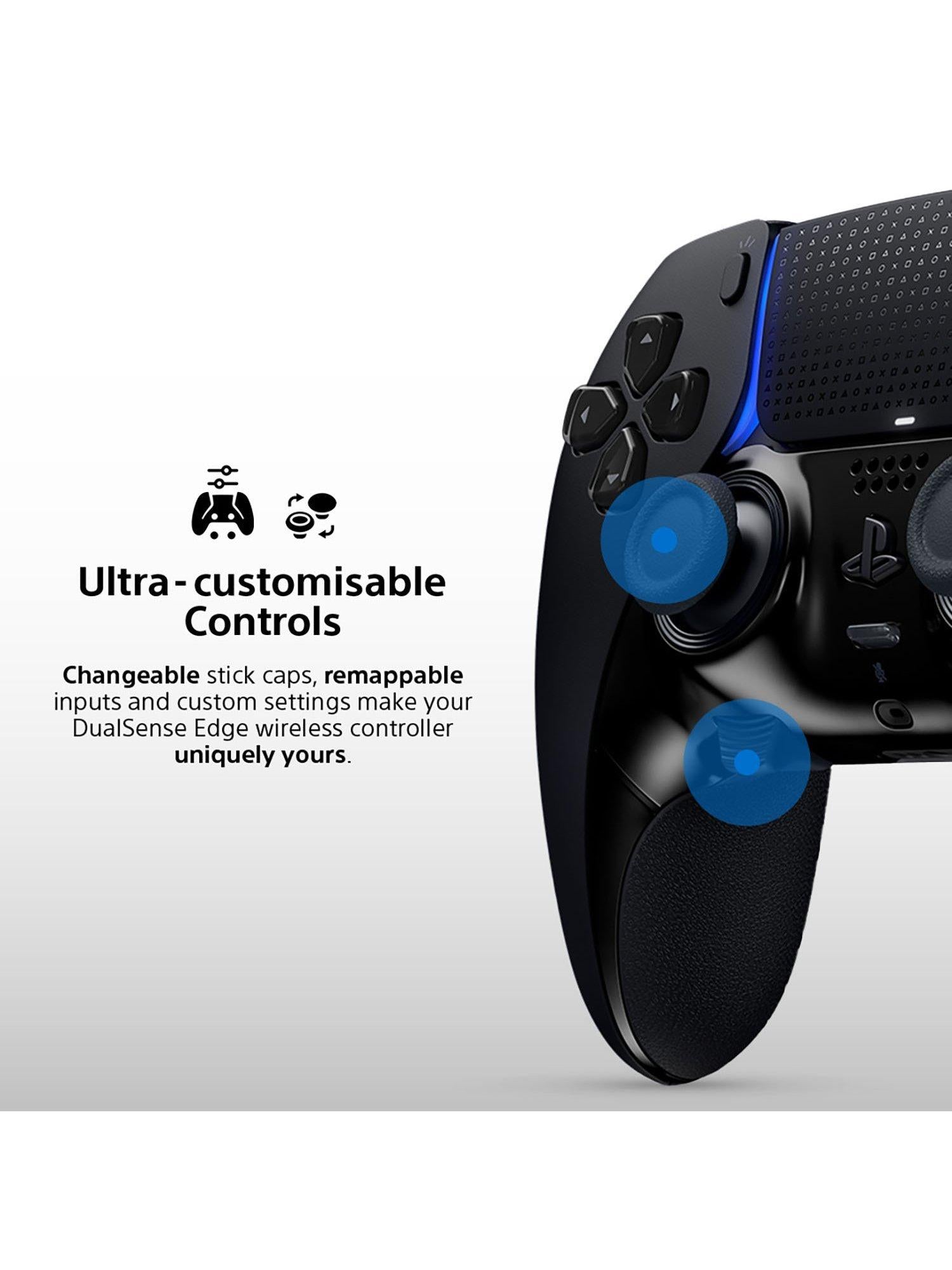 PlayStation 5 DualSense Edge Wireless Controller, Black