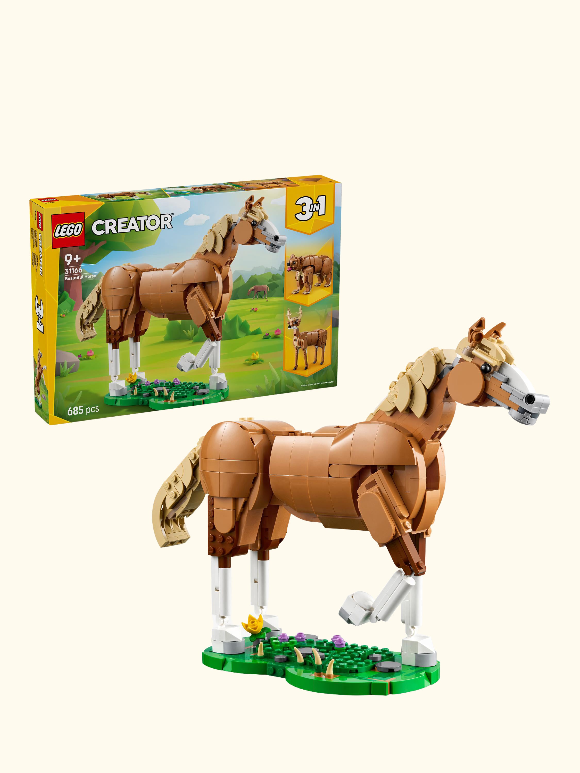 Creator 31166 3-in-1 Beautiful Horse Set