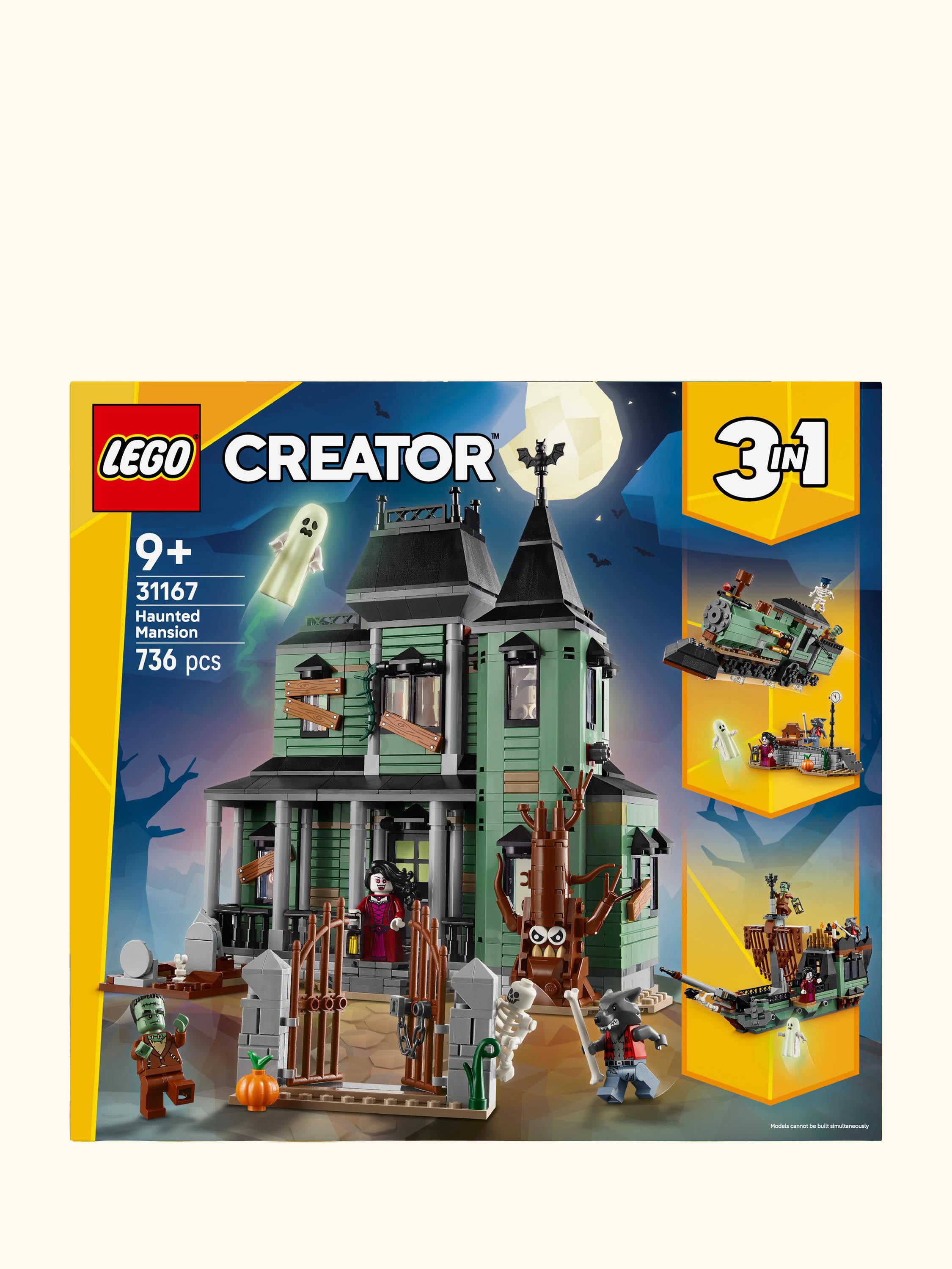 Creator 31167 3-in-1 Haunted Mansion Interactive Toy