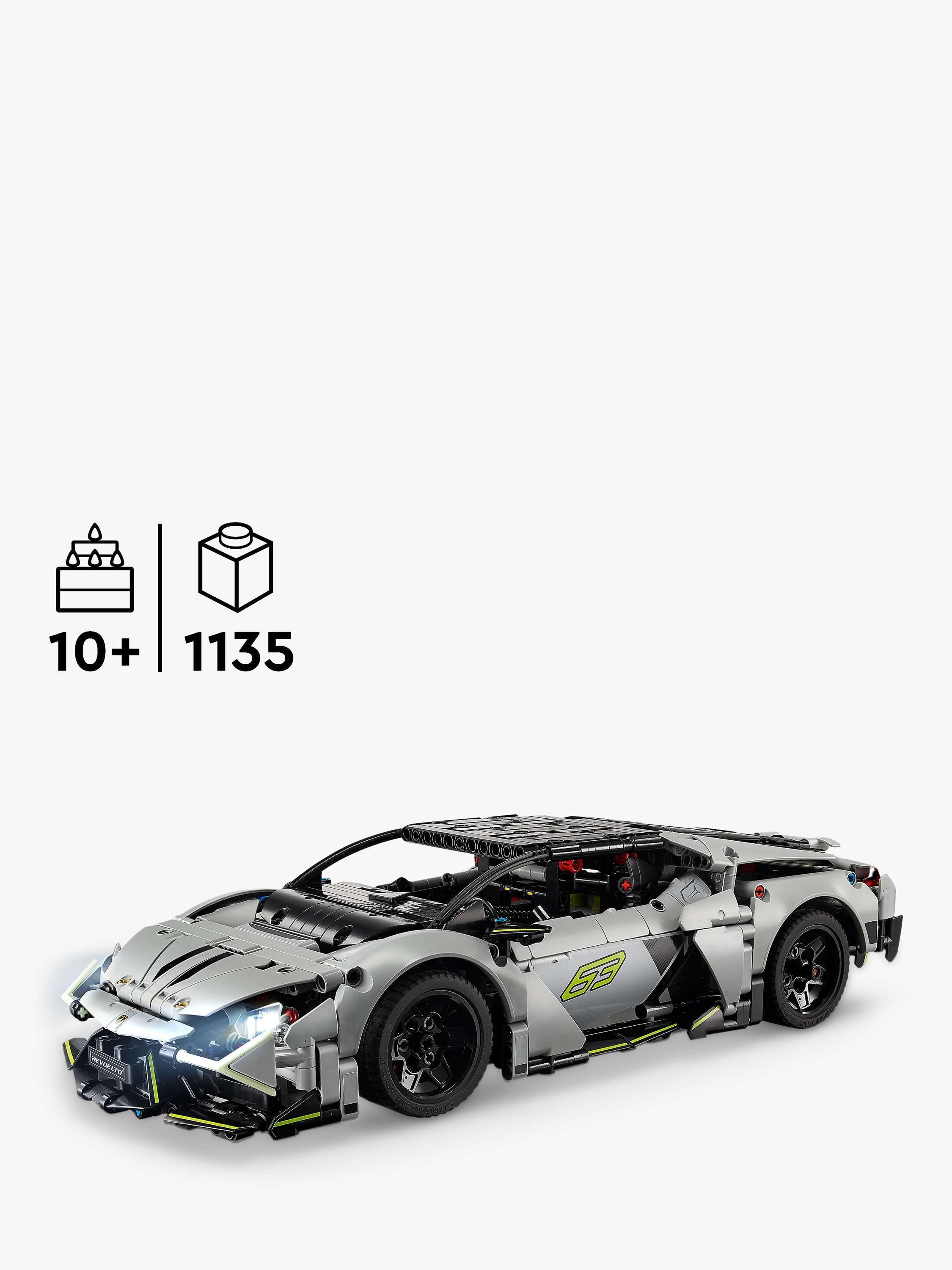 Technic 42214 Lamborghini Revuelto Super Remote Control Sports Car Toy