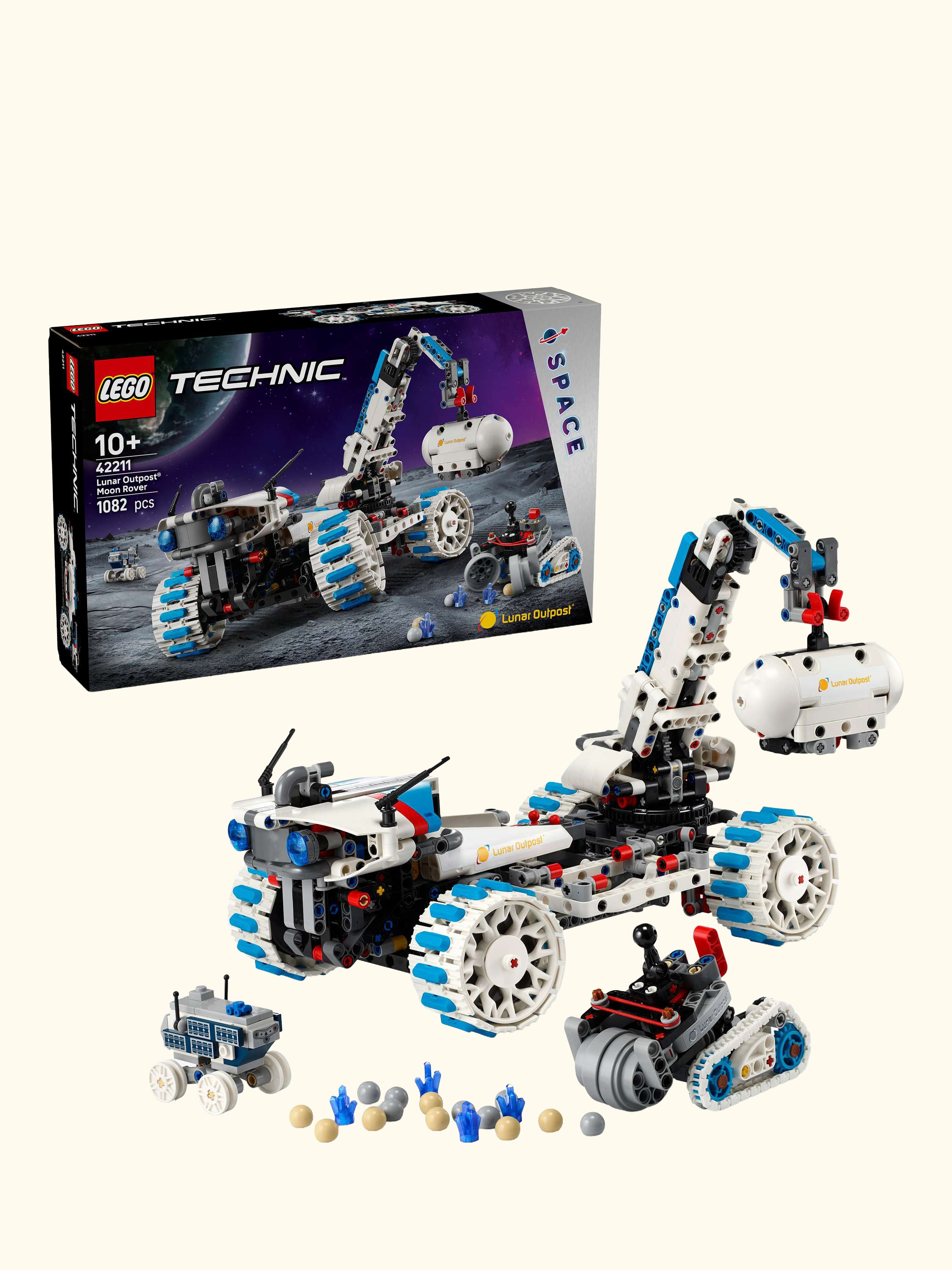 Technic 42211 Lunar Outpost Moon Rover Space Vehicle