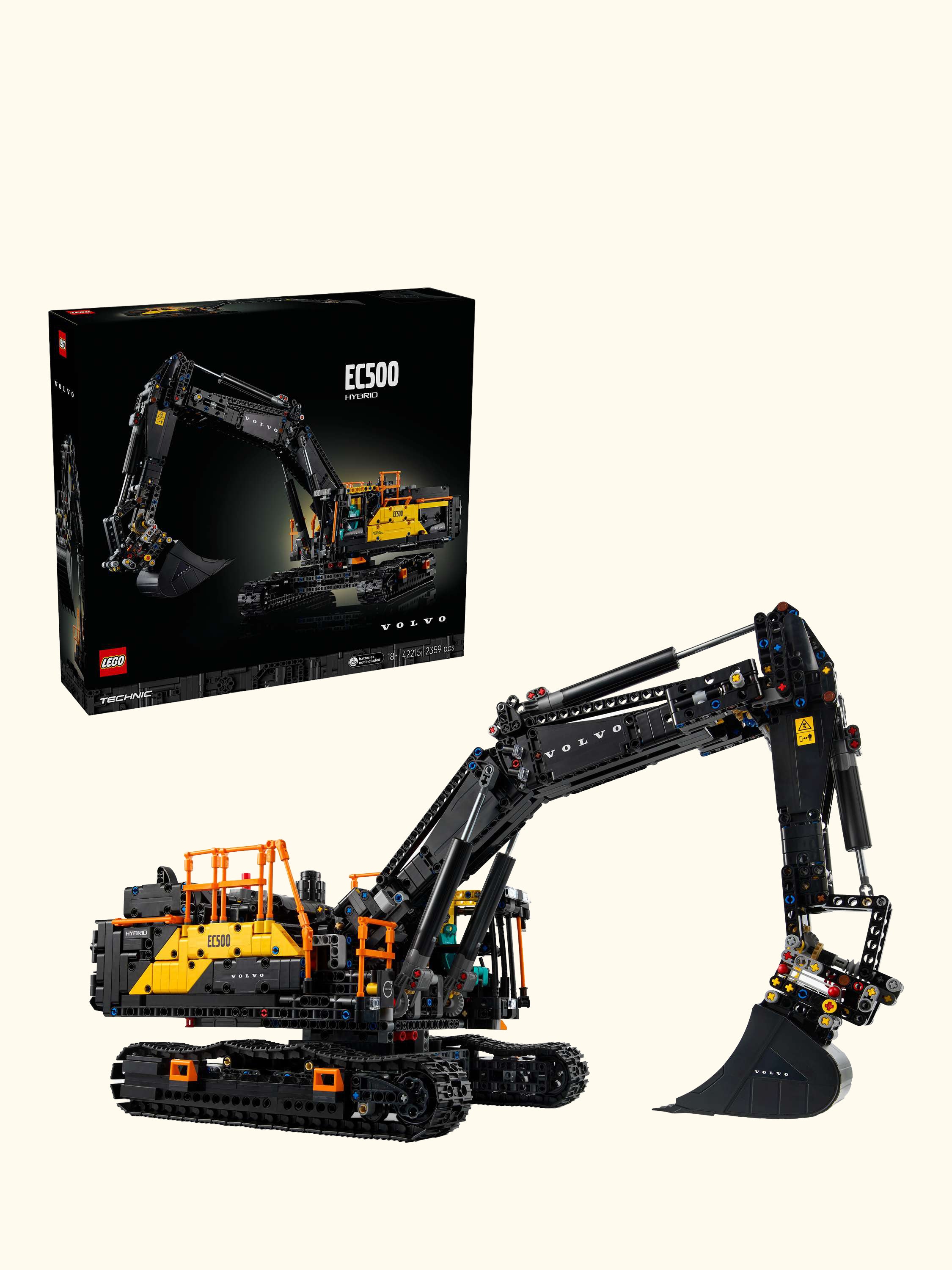 Technic 42215 Volvo EC500 Hybrid Excavator Set