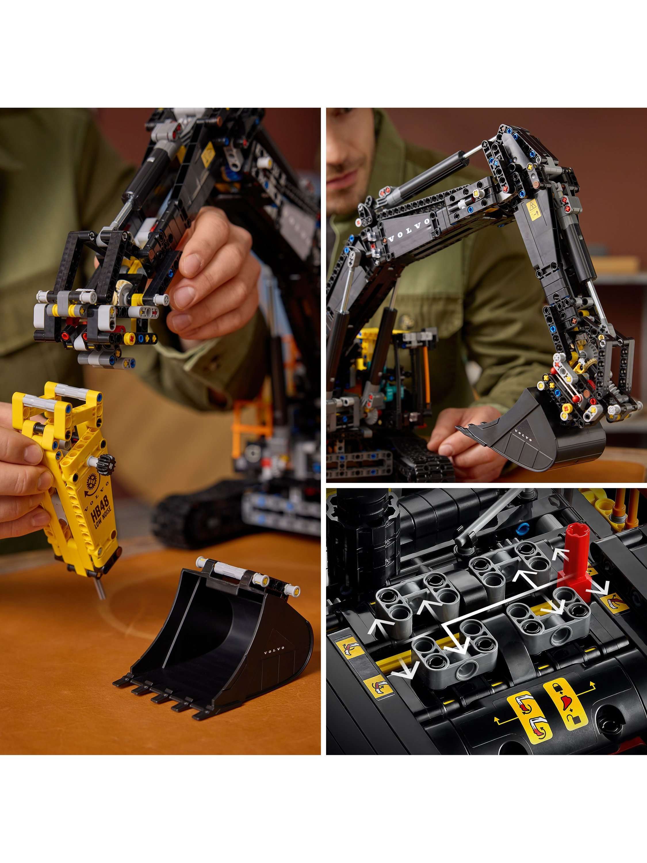 Technic 42215 Volvo EC500 Hybrid Excavator Set