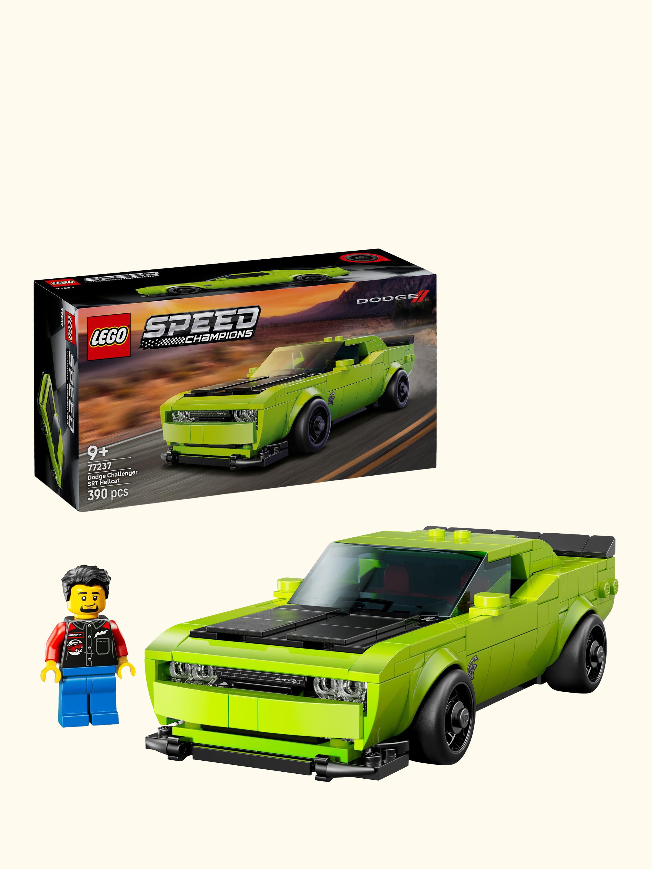 Speed Champions 77237 Dodge Challenger SRT Hellcat Sports Car Toy