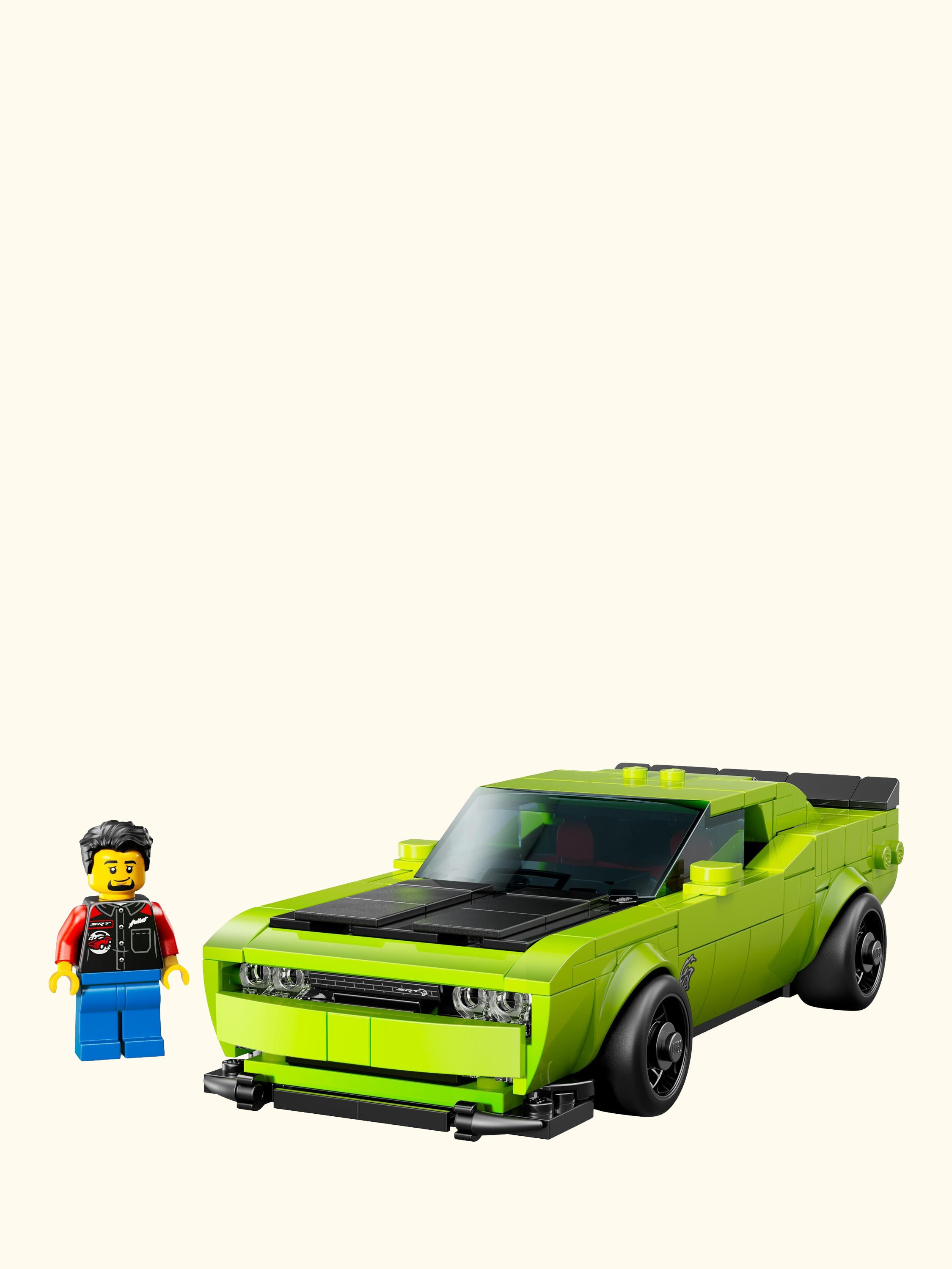 Speed Champions 77237 Dodge Challenger SRT Hellcat Sports Car Toy
