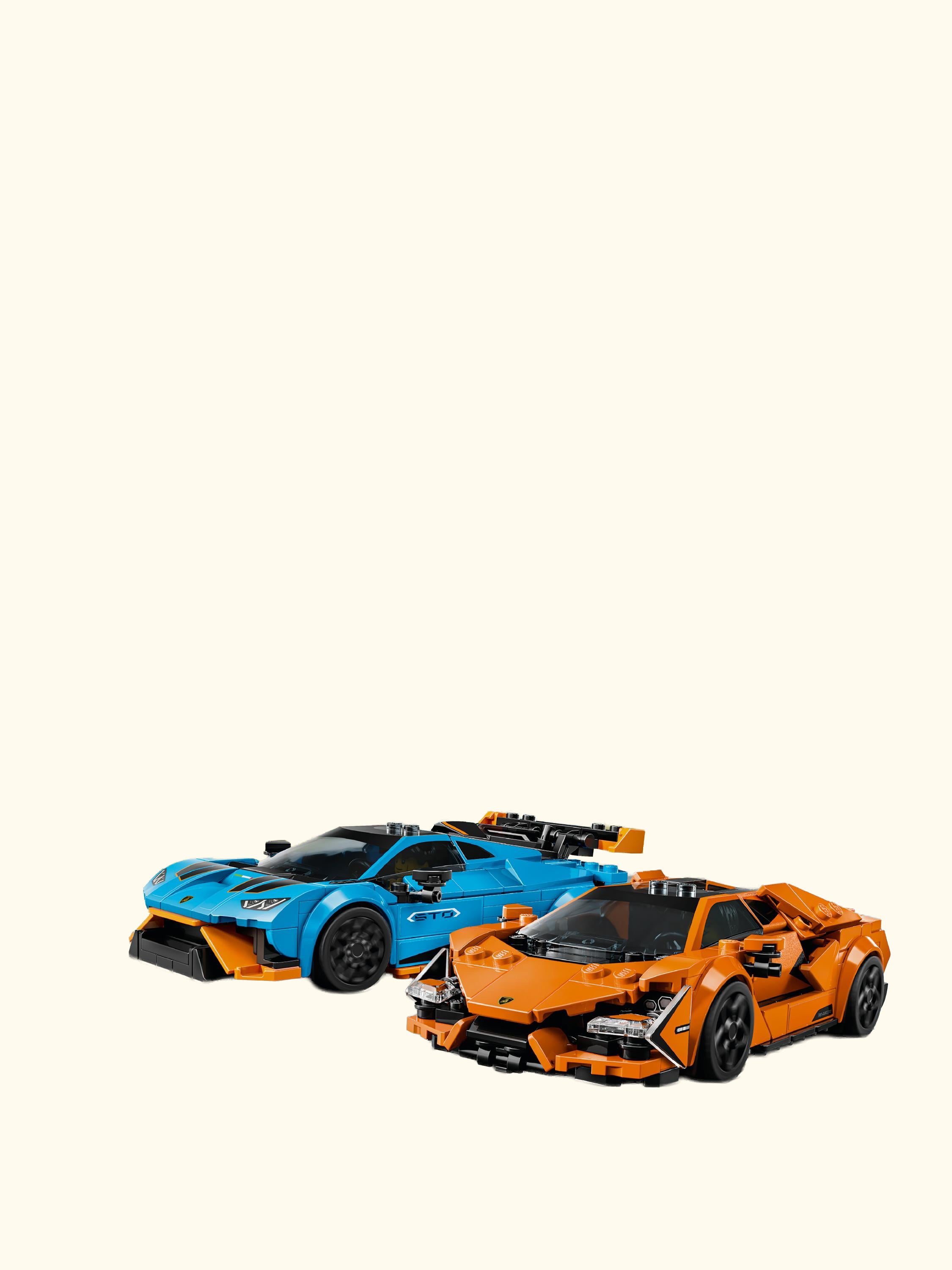 Speed Champions 77238 Lamborghini Revuelto & Huracán STO Race Cars