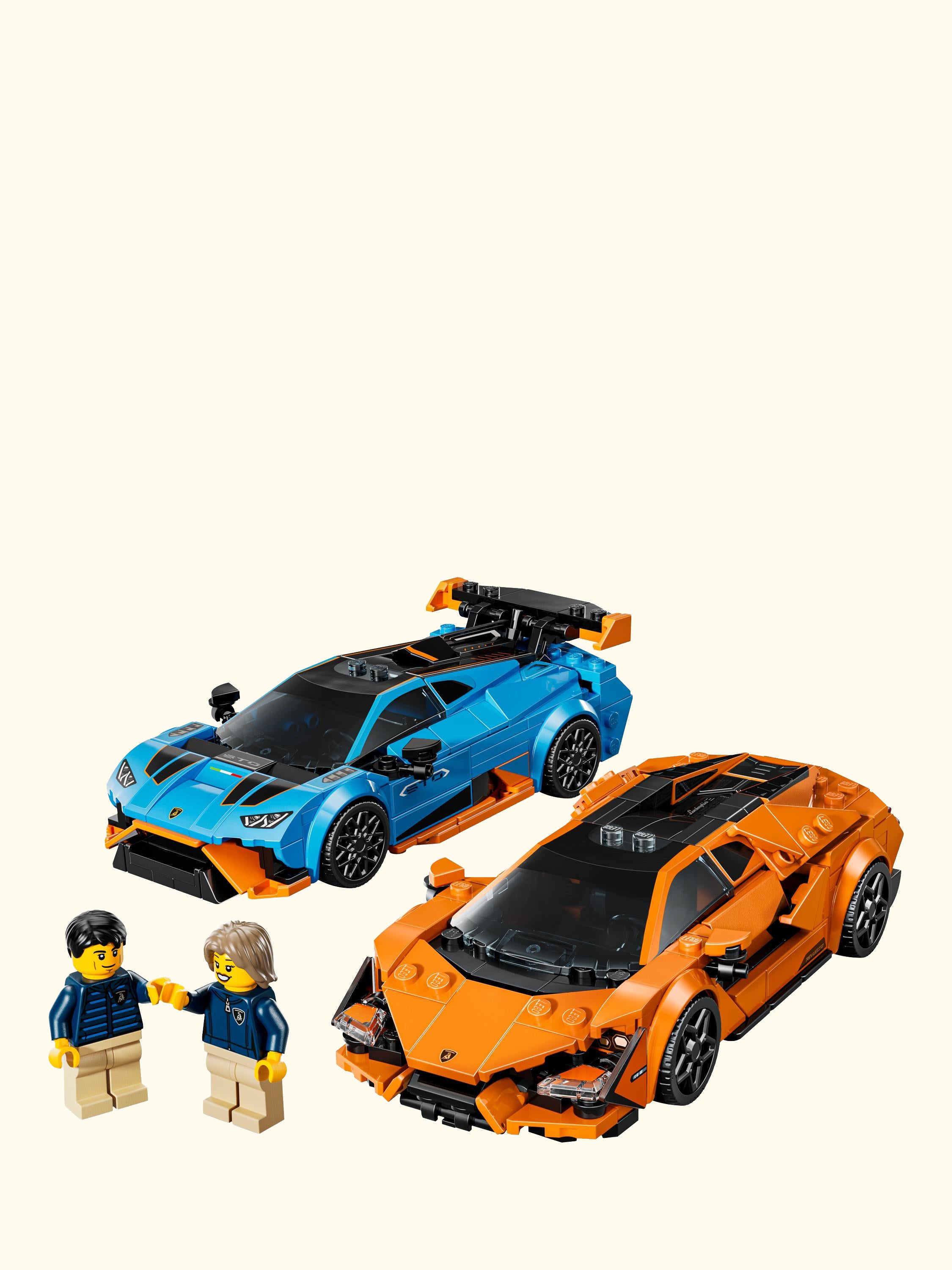 Speed Champions 77238 Lamborghini Revuelto & Huracán STO Race Cars