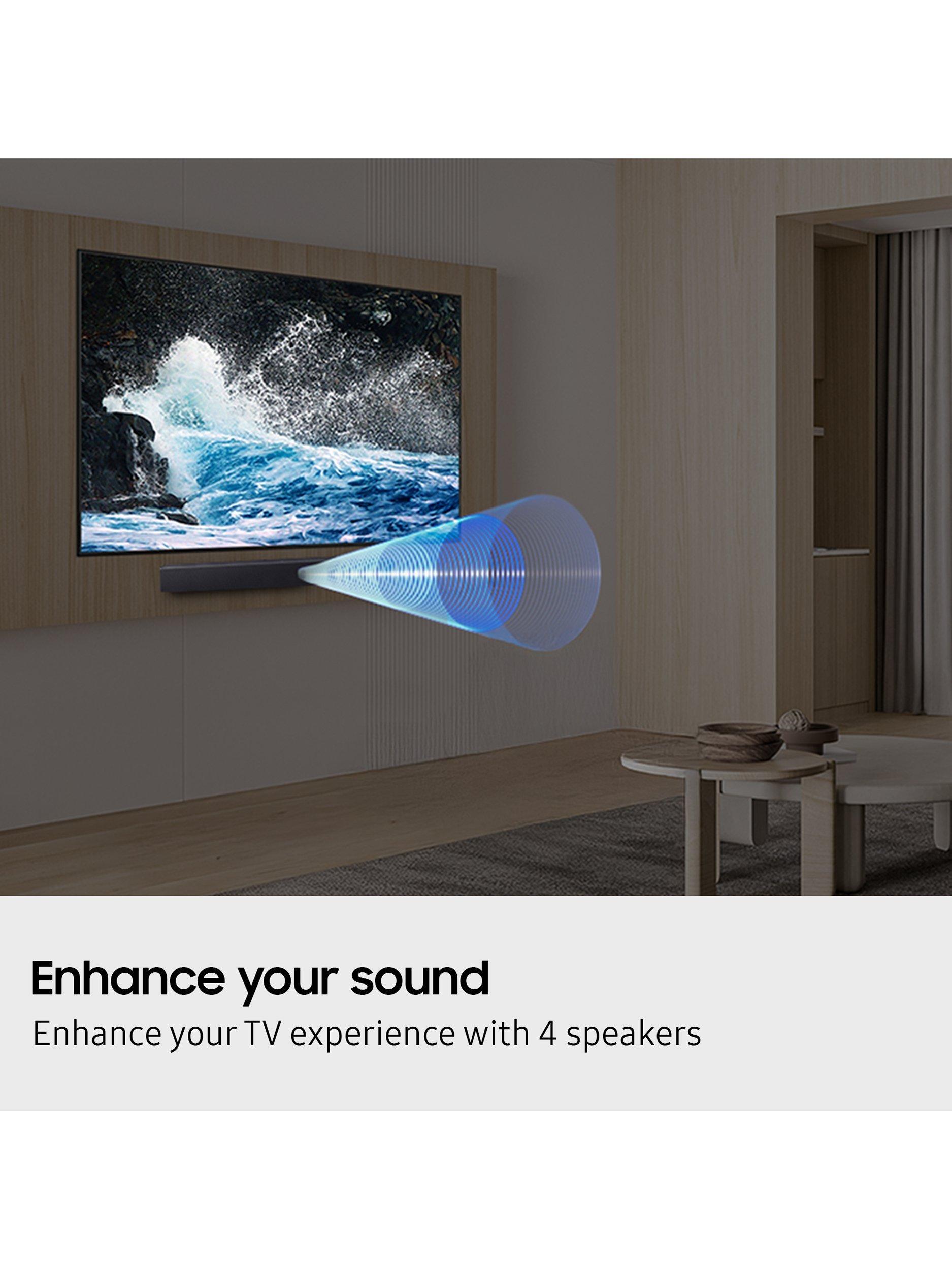 HW-B400F Bluetooth NFC All-in-One Soundbar, Black