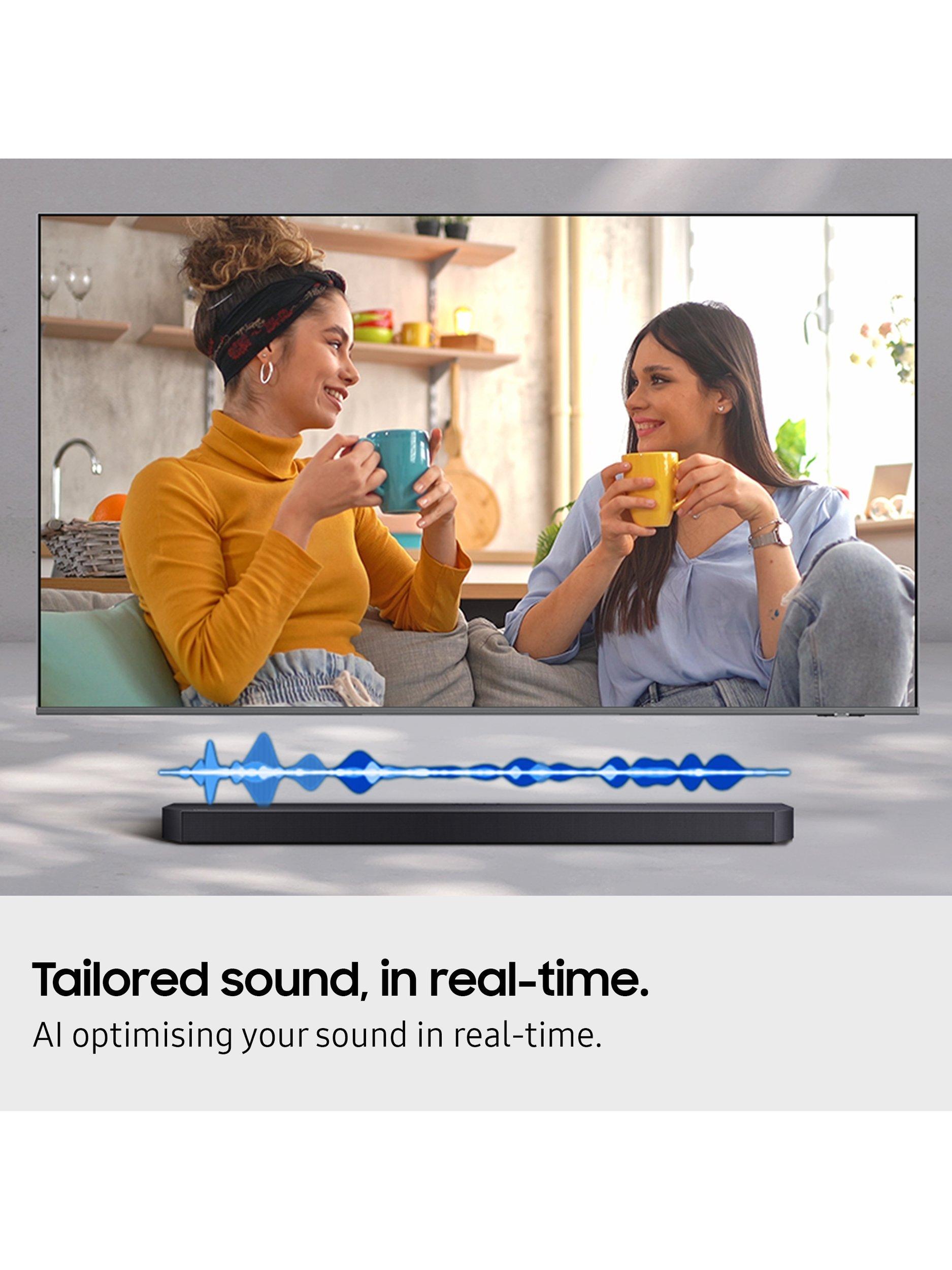 HW-Q600F Bluetooth Soundbar with Dolby Atmos & Wireless Subwoofer, Black