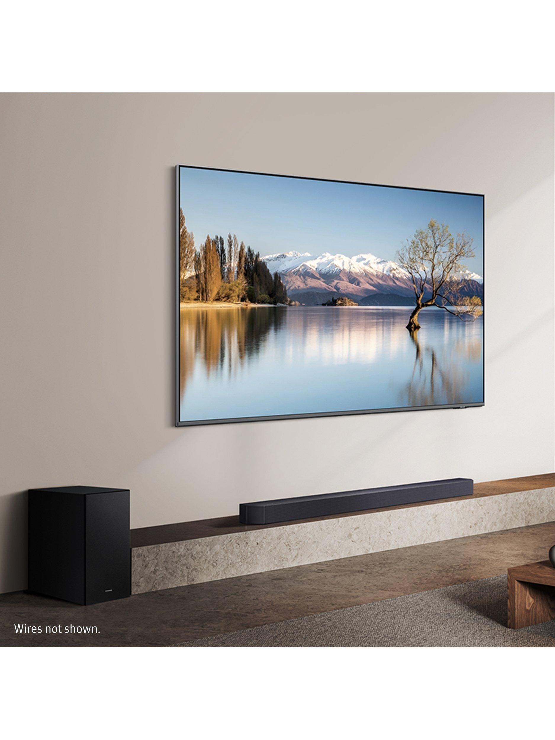 HW-Q600F Bluetooth Soundbar with Dolby Atmos & Wireless Subwoofer, Black