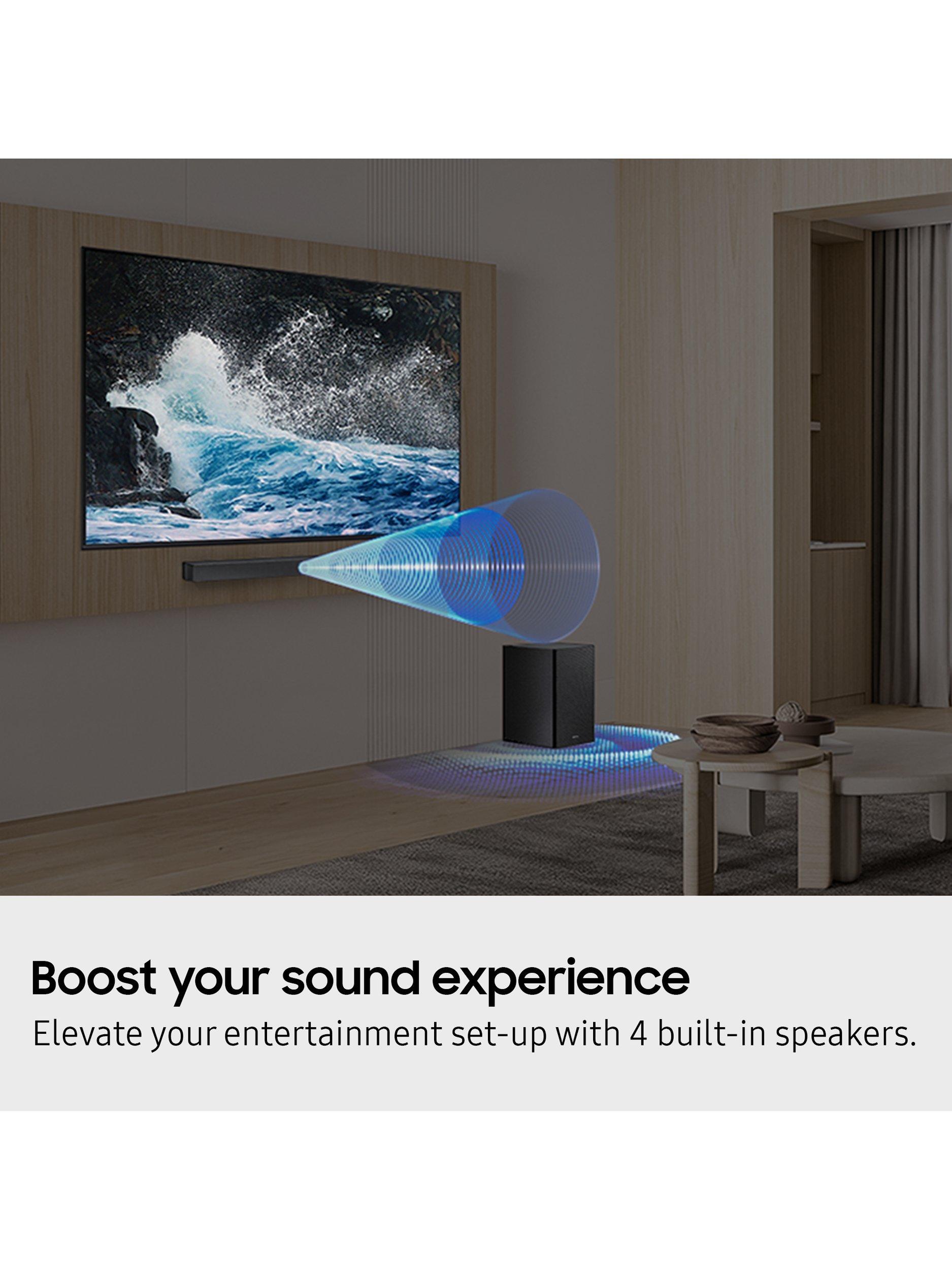 HW-B650F Bluetooth Soundbar with Wireless Subwoofer, Black
