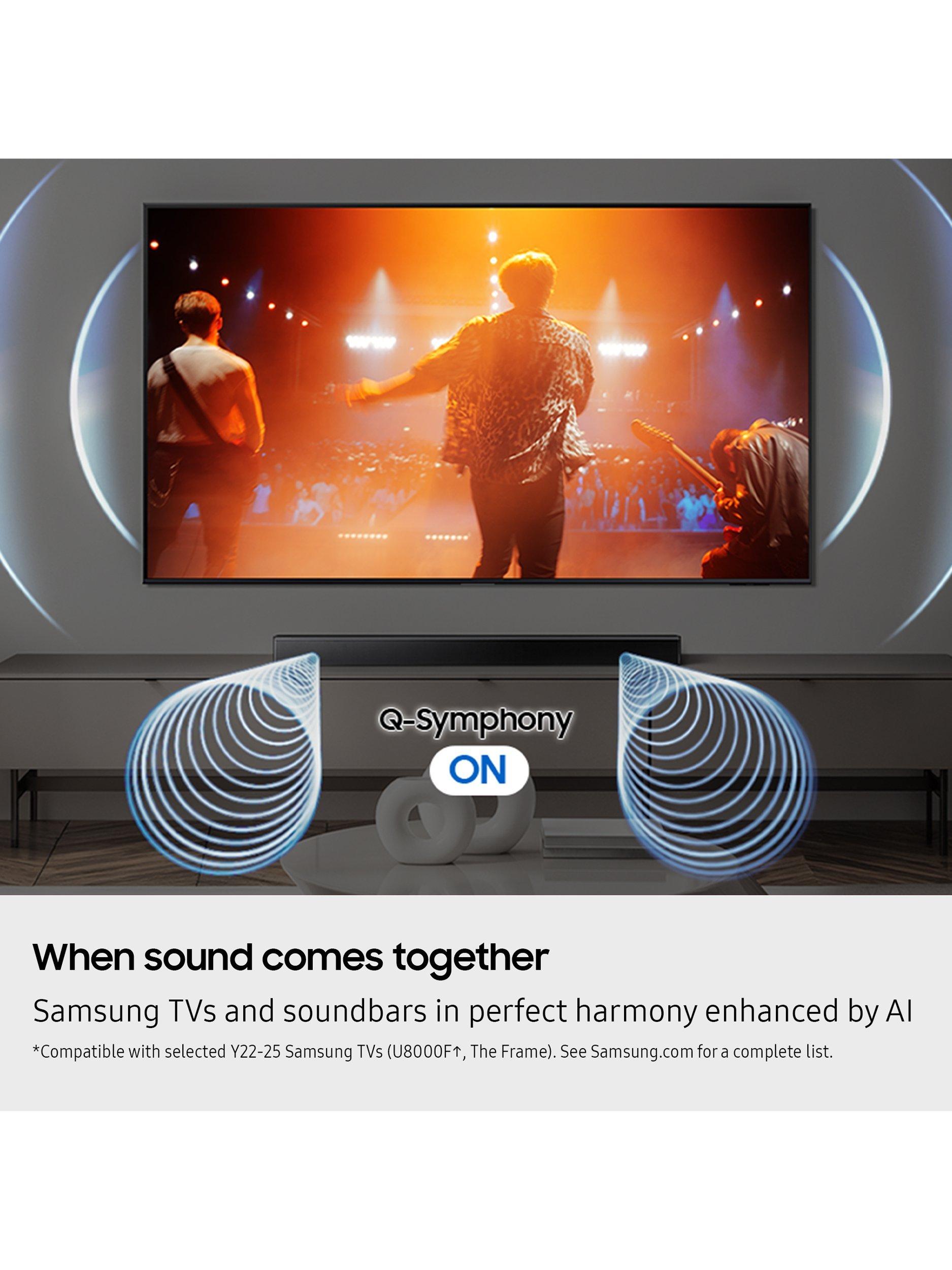 HW-B650F Bluetooth Soundbar with Wireless Subwoofer, Black