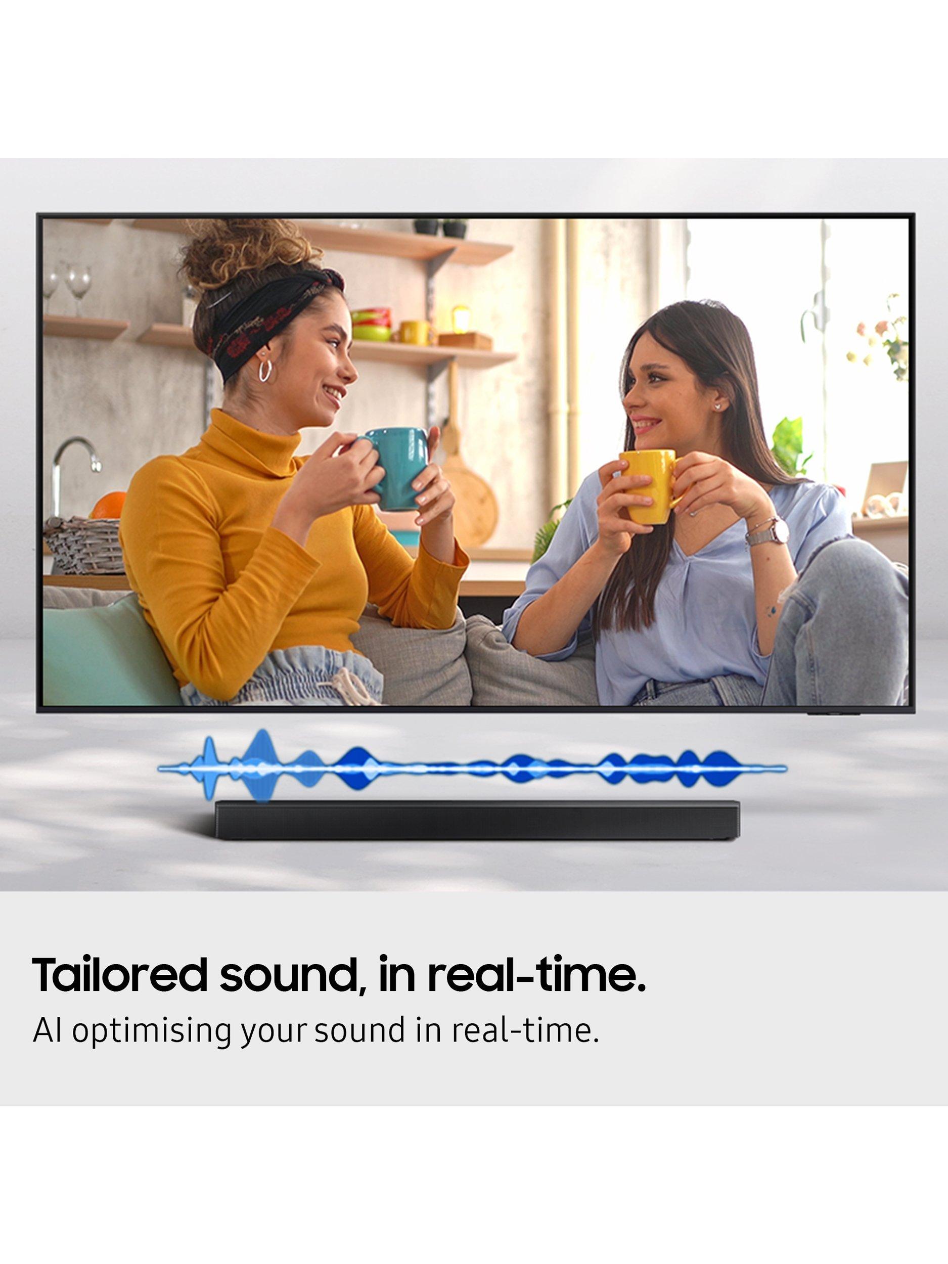 HW-B650F Bluetooth Soundbar with Wireless Subwoofer, Black