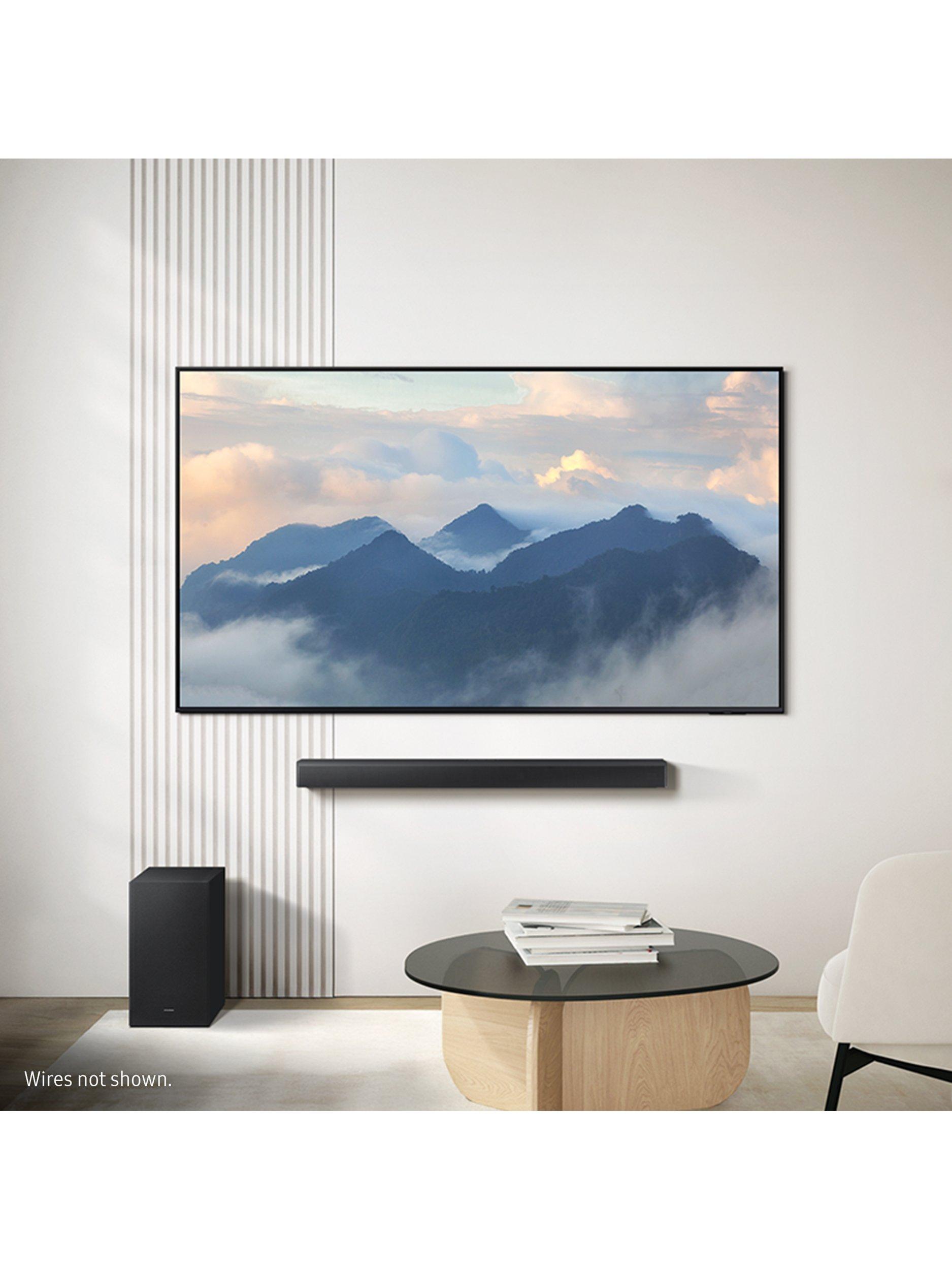 HW-B650F Bluetooth Soundbar with Wireless Subwoofer, Black
