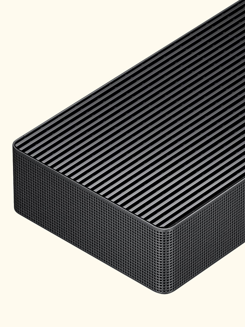 HW-QS700F Bluetooth Wi-Fi Soundbar with Dolby Atmos, DTS:X & Wireless Subwoofer, Black