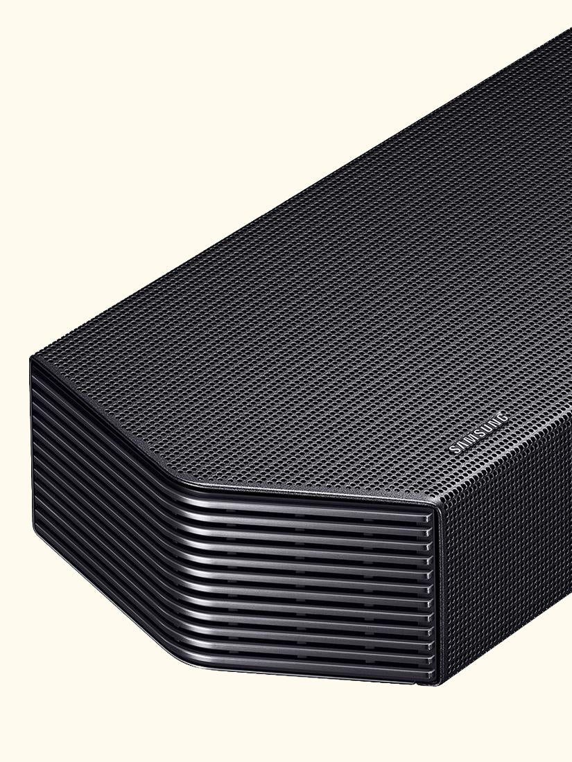 HW-Q930F Bluetooth Wi-Fi Cinematic Soundbar with Dolby Atmos, DTS:X, Wireless Subwoofer & Rear Speakers, Black