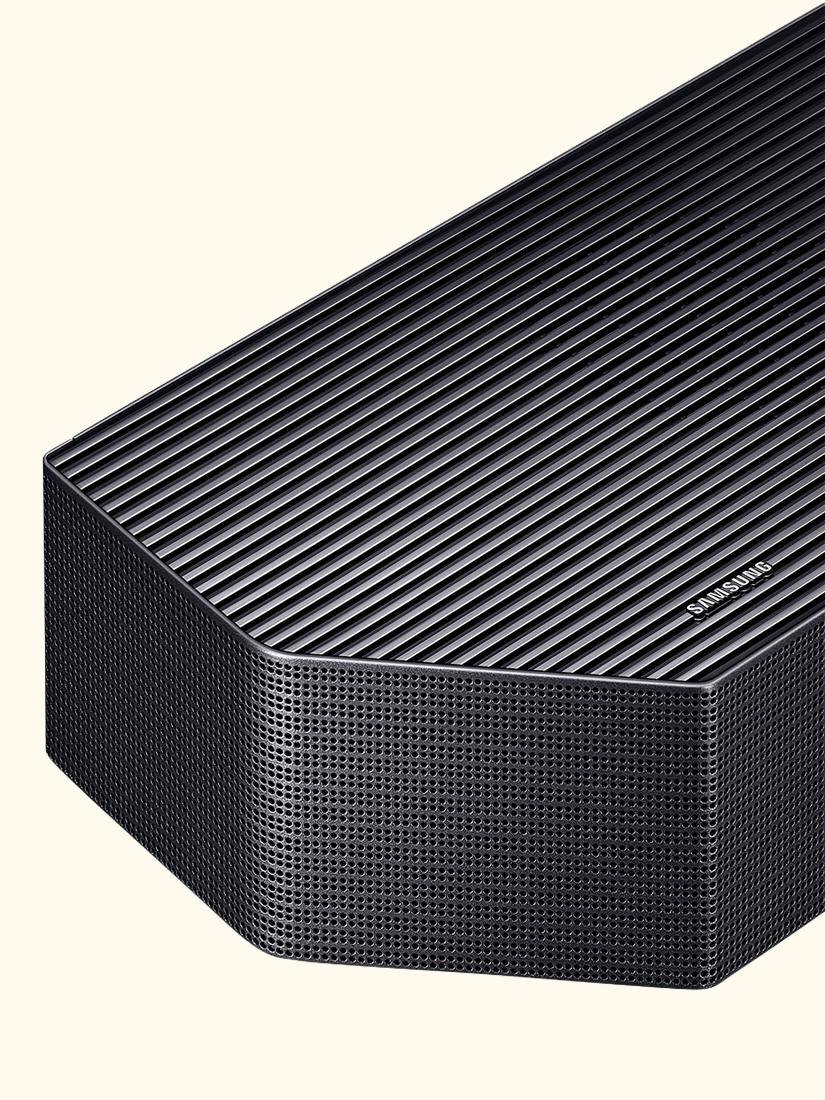 HW-Q990F Bluetooth Wi-Fi Cinematic Soundbar with Dolby Atmos, DTS:X, Wireless Subwoofer & Rear Speakers, Black