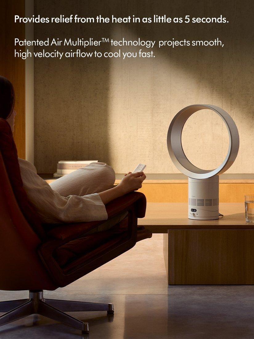 Cool CF1 Desk Fan, White/Silver