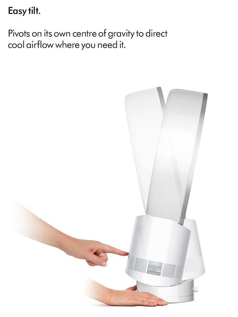 Cool CF1 Desk Fan, White/Silver