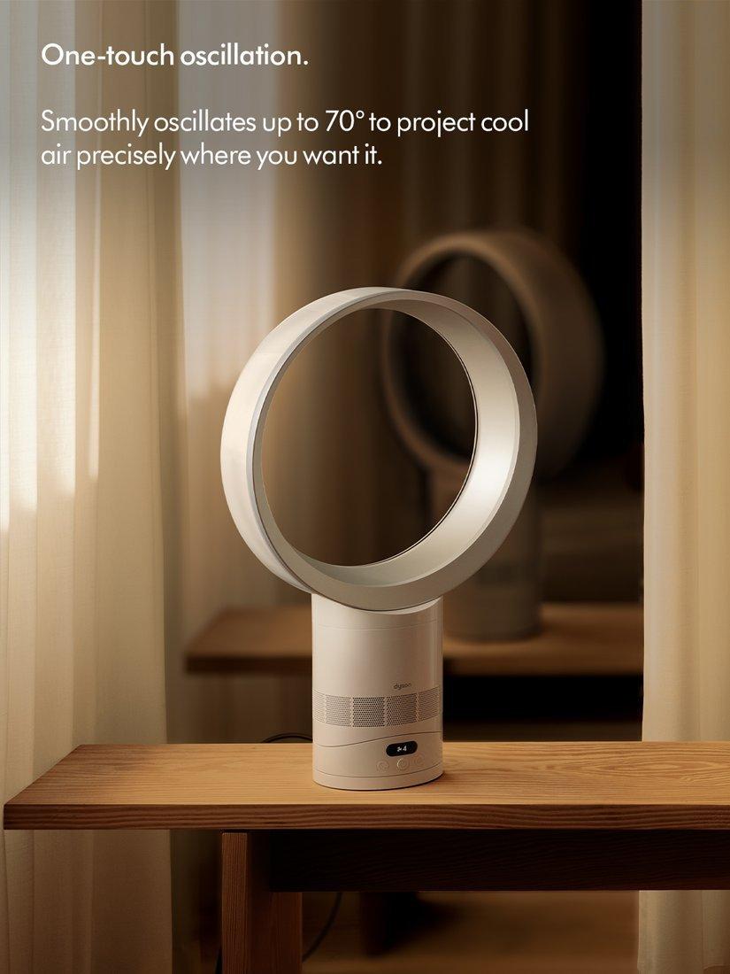 Cool CF1 Desk Fan, White/Silver