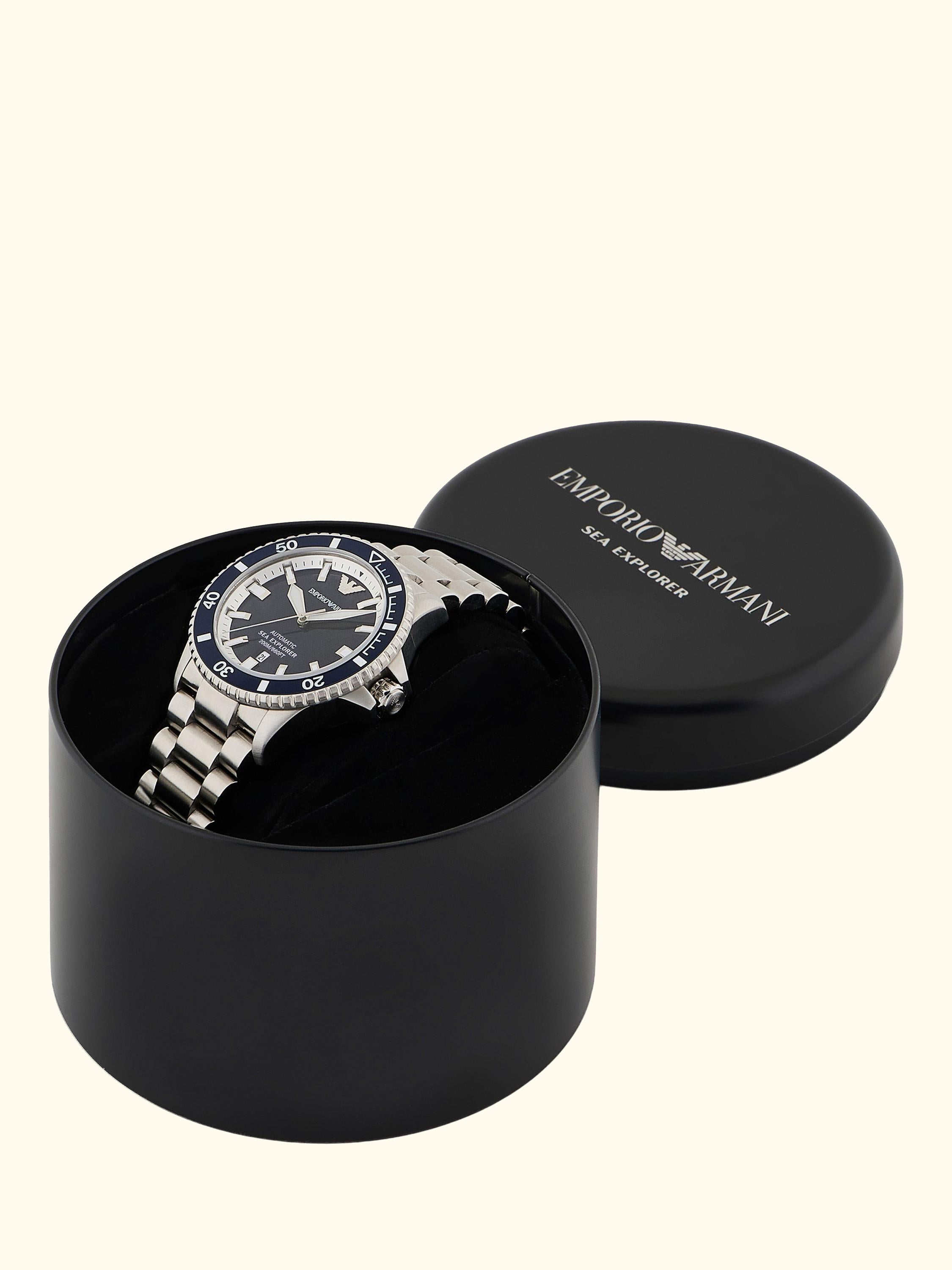 AR60087 Men's Sea Explorer Bracelet Watch, Blue