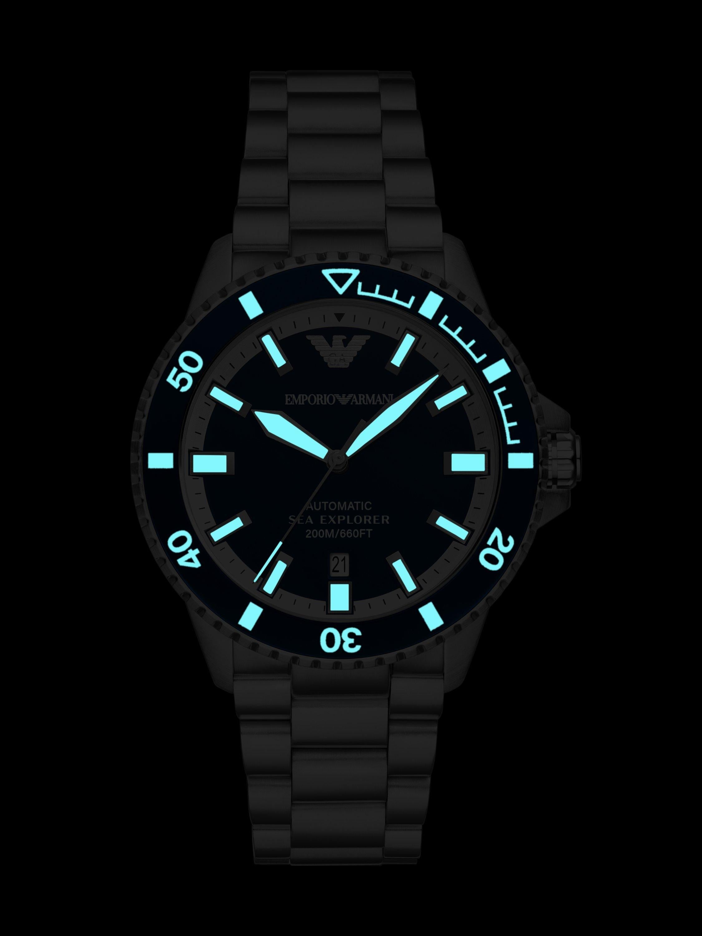AR60087 Men's Sea Explorer Bracelet Watch, Blue