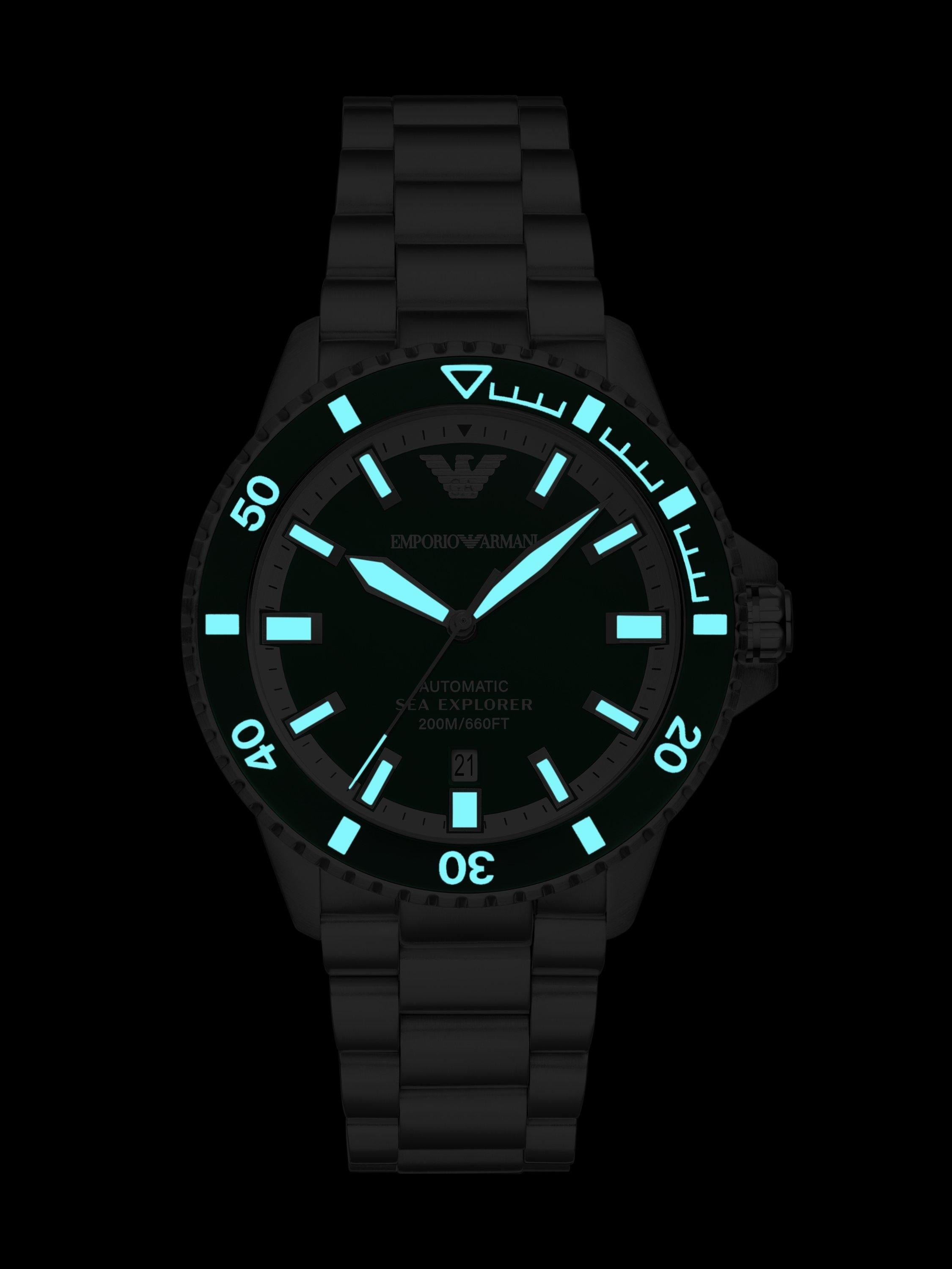 AR60088 Men's Sea Explorer Bracelet Watch, Green
