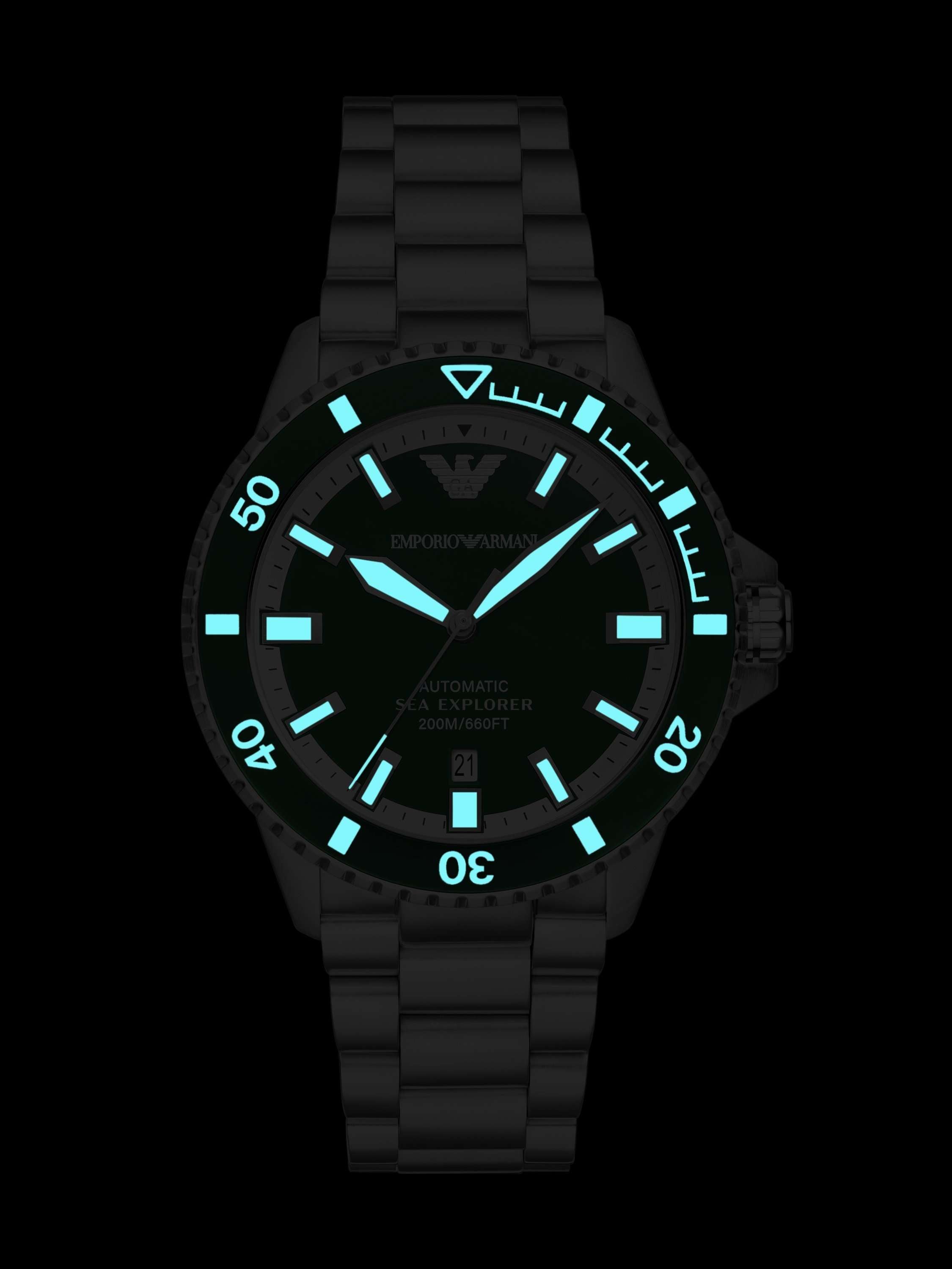 AR60088 Men's Sea Explorer Bracelet Watch, Green