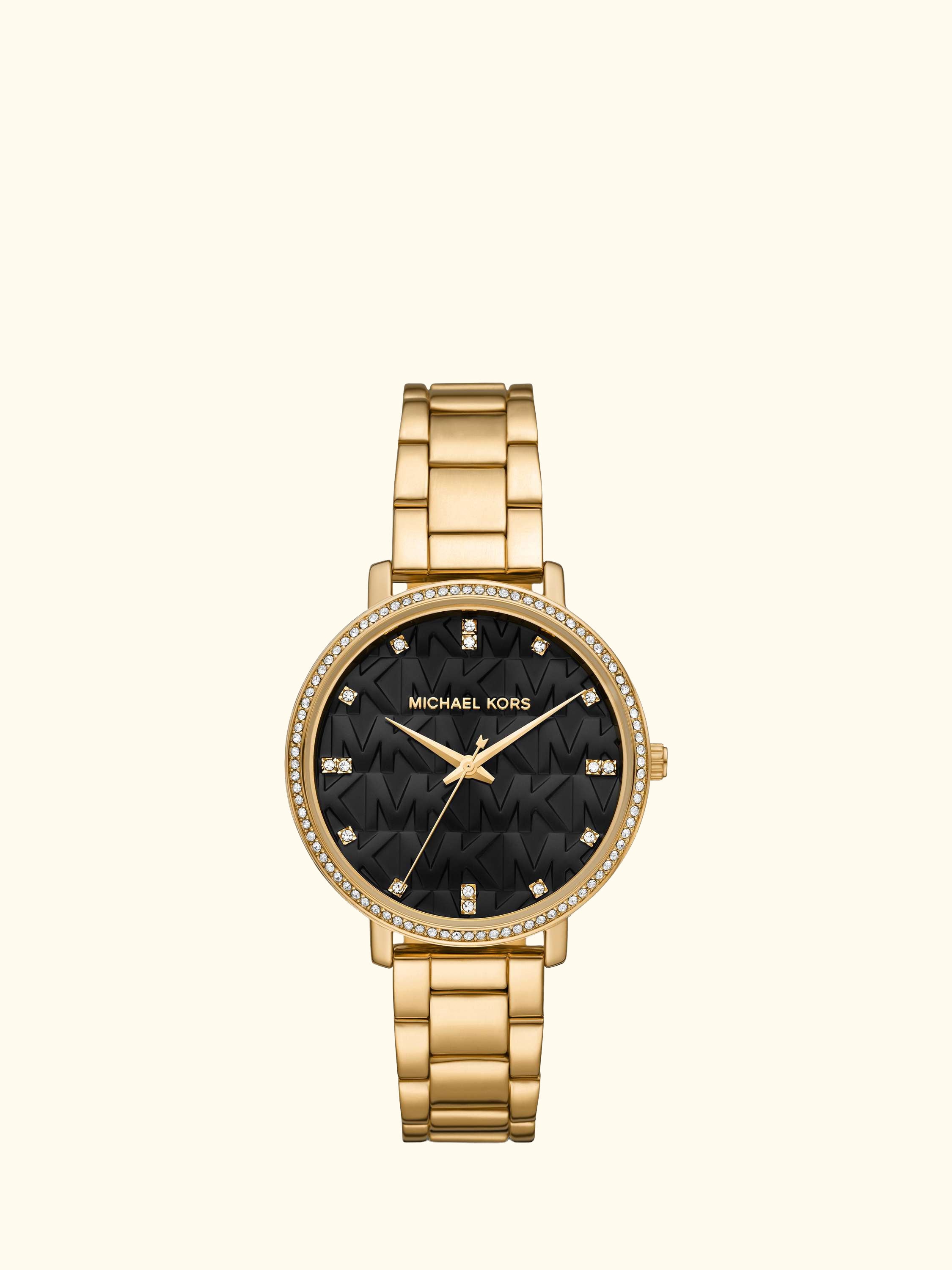 MK4916 Women's Stainless Steel Cubic Zirconia Watch