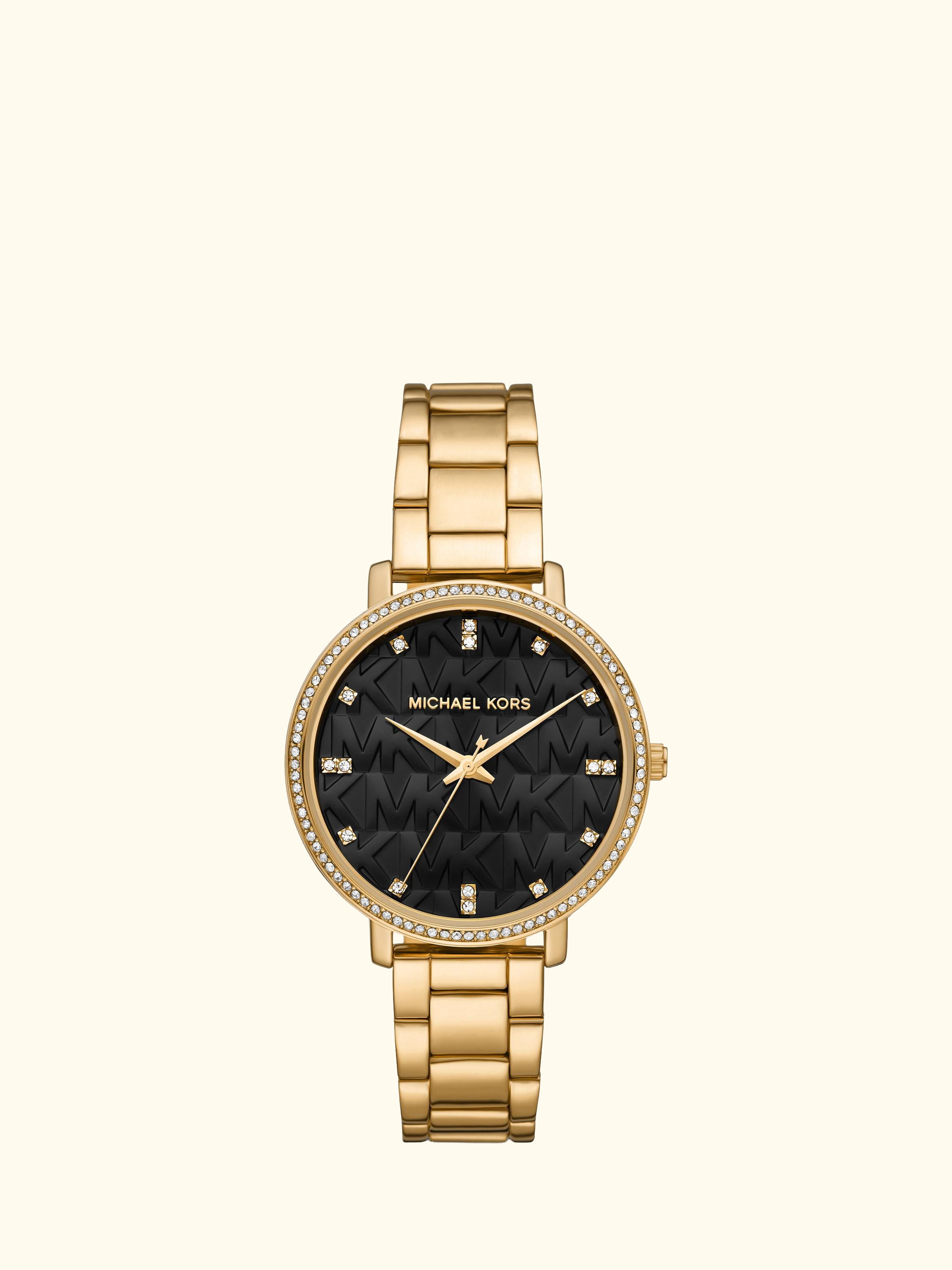 MK4916 Women's Stainless Steel Cubic Zirconia Watch