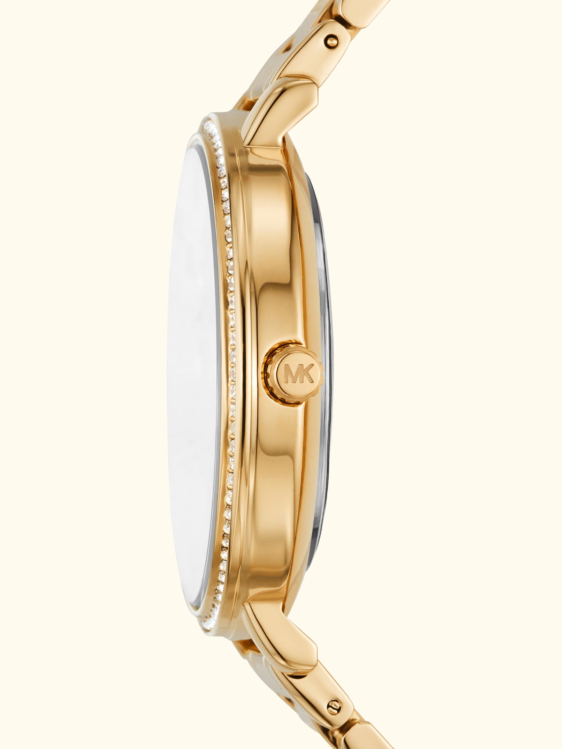 MK4916 Women's Stainless Steel Cubic Zirconia Watch