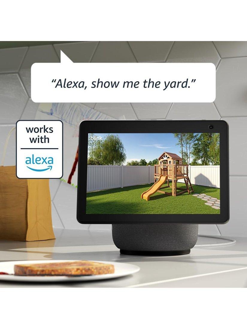 Blink Outdoor 4 Wireless Battery Smart Security System with Three HD Cameras, Black