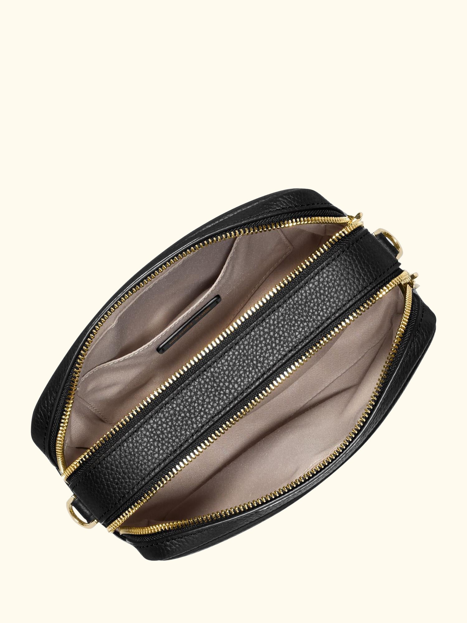 Bryant Leather Crossbody Bag, Black